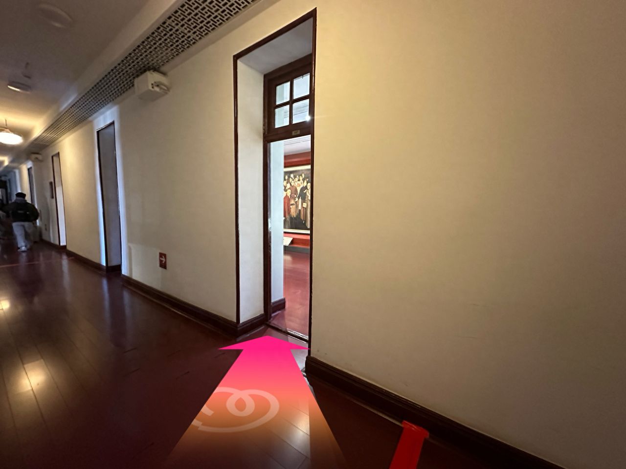 Enter Room 107. — step-by-step photo guide