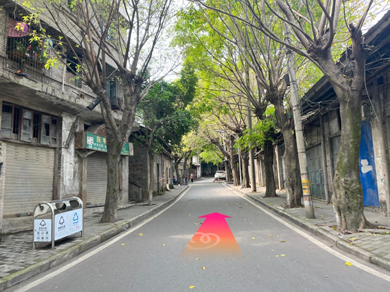 Go straight for 50 meters. — step-by-step photo guide