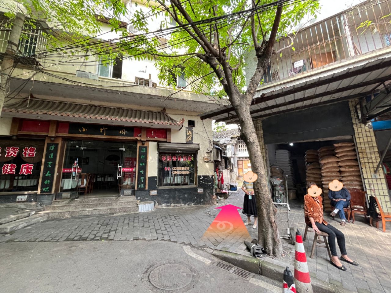 Go straight for 20 meters. — step-by-step photo guide