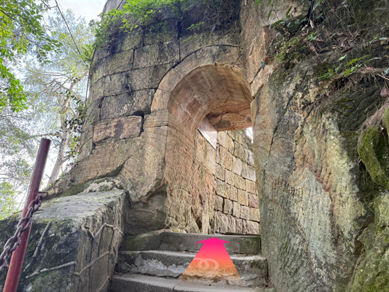 Through the cave entrance. — step-by-step photo guide