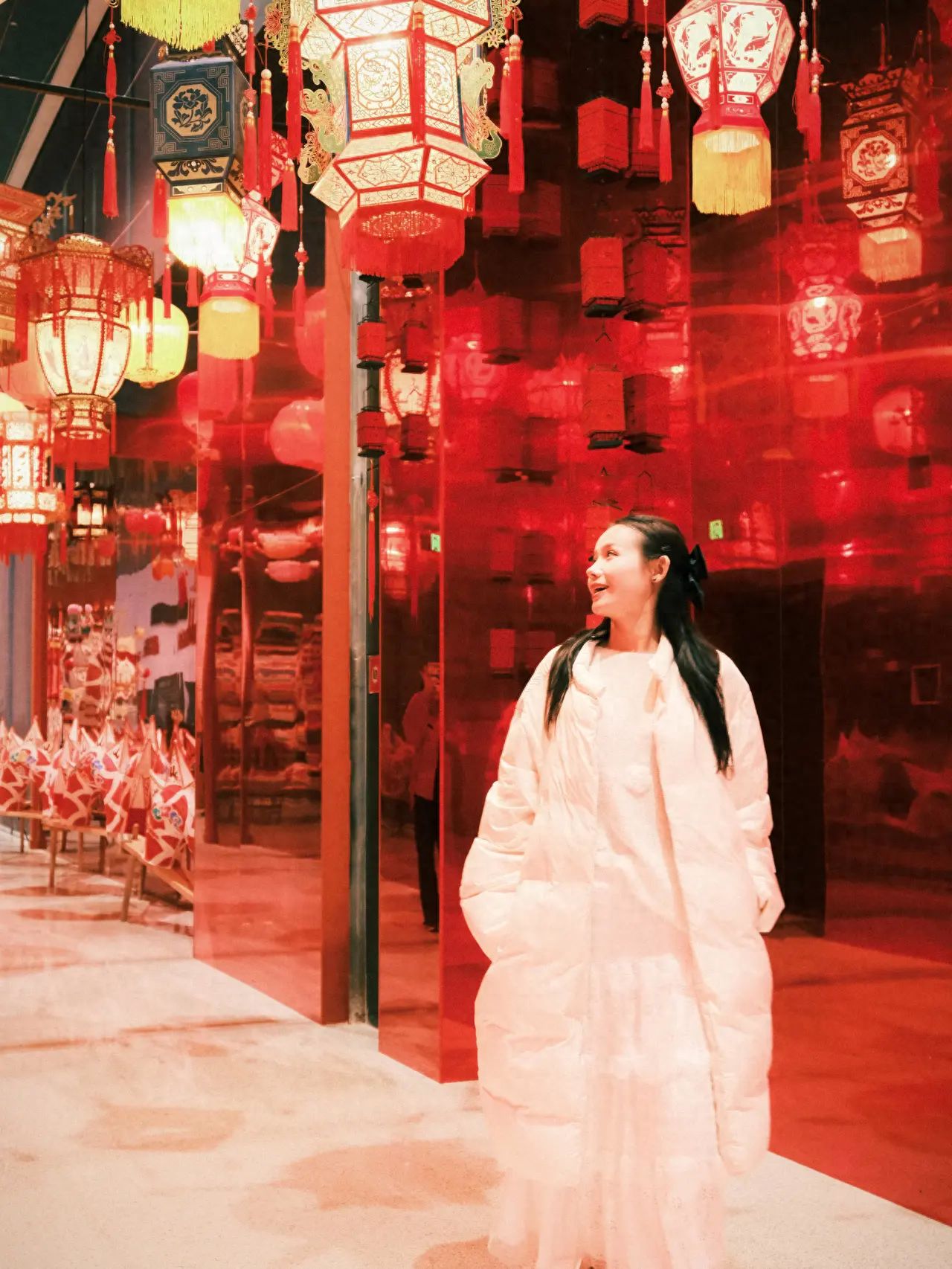 Photo by China National Art Museum - Red Glass Side Path