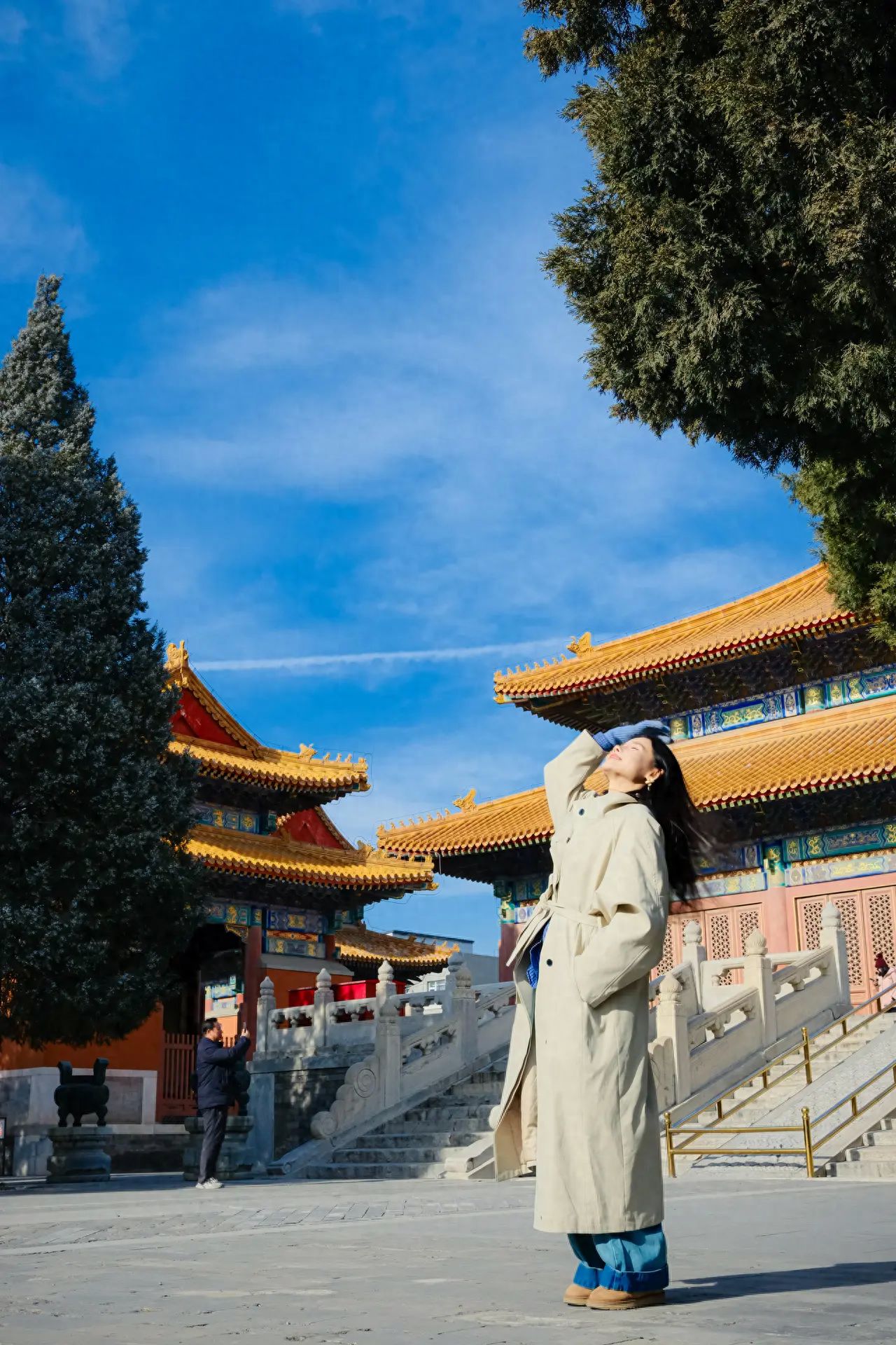 Photo by The open space in front of the Jingde Chongsheng Hall at the Temple of Emperors