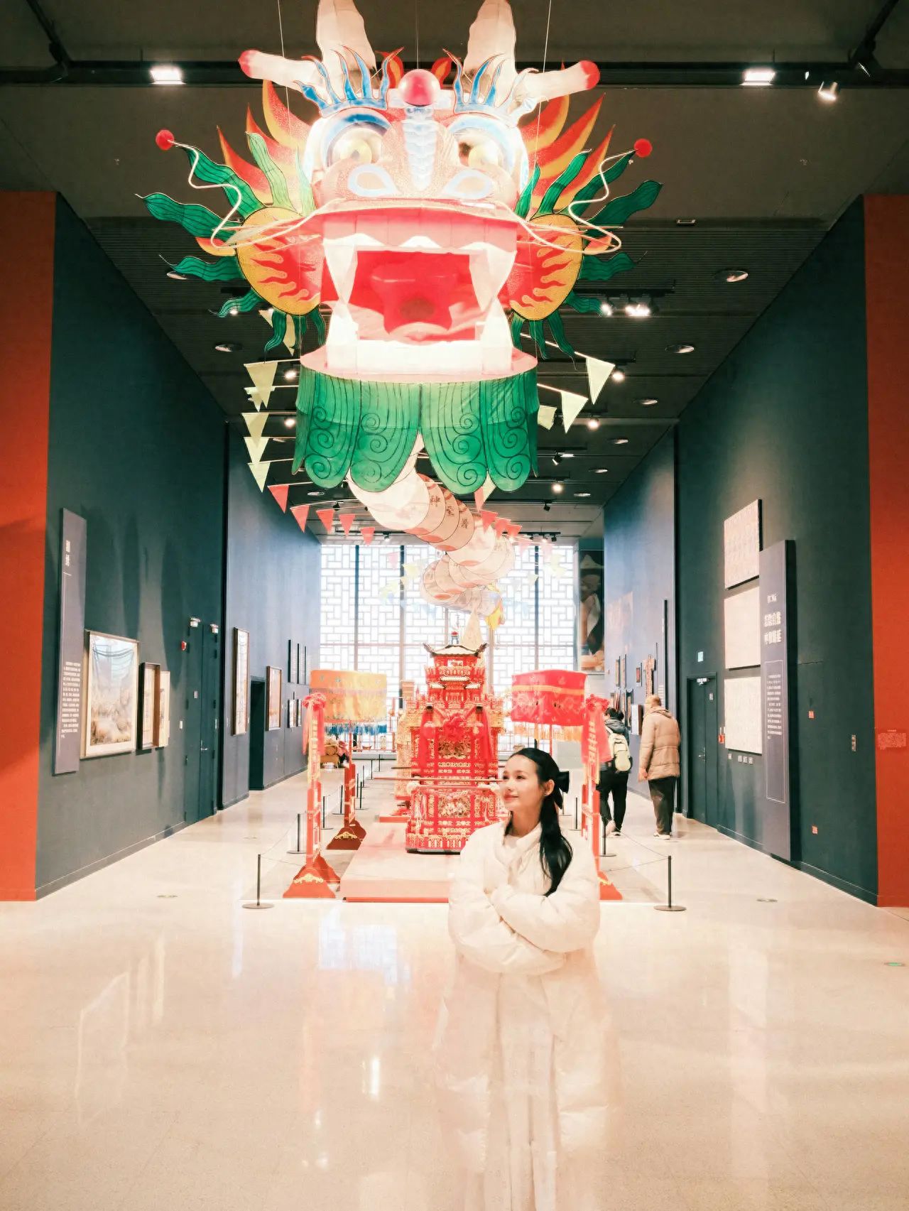 Photo by China National Arts and Crafts Museum - A Vast Array of Intangible Cultural Heritage Exhibition featuring the Great Dragon Head