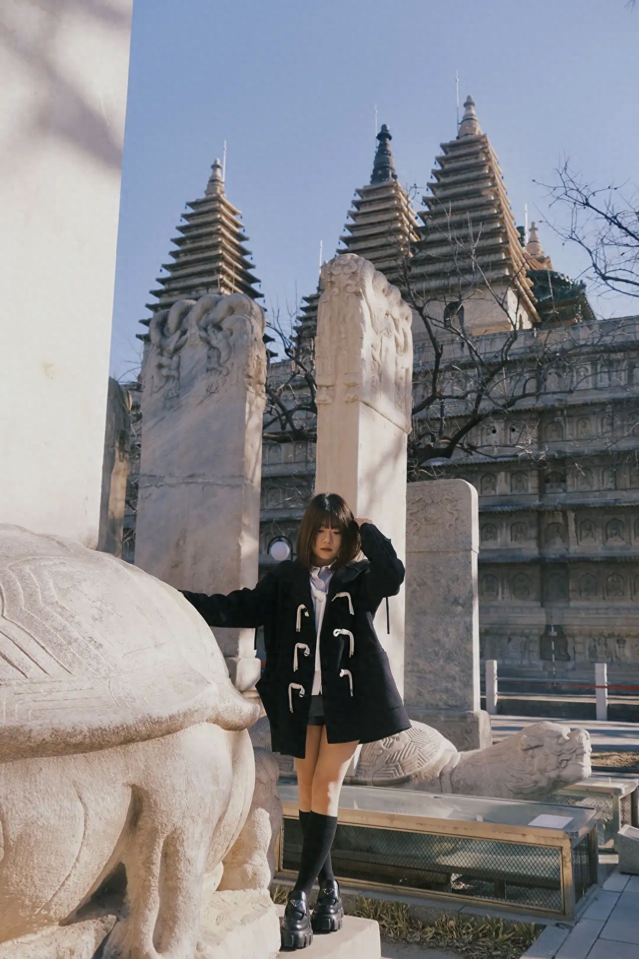 Photo by Beijing Stone Carving Art Museum - White Stone Pillar