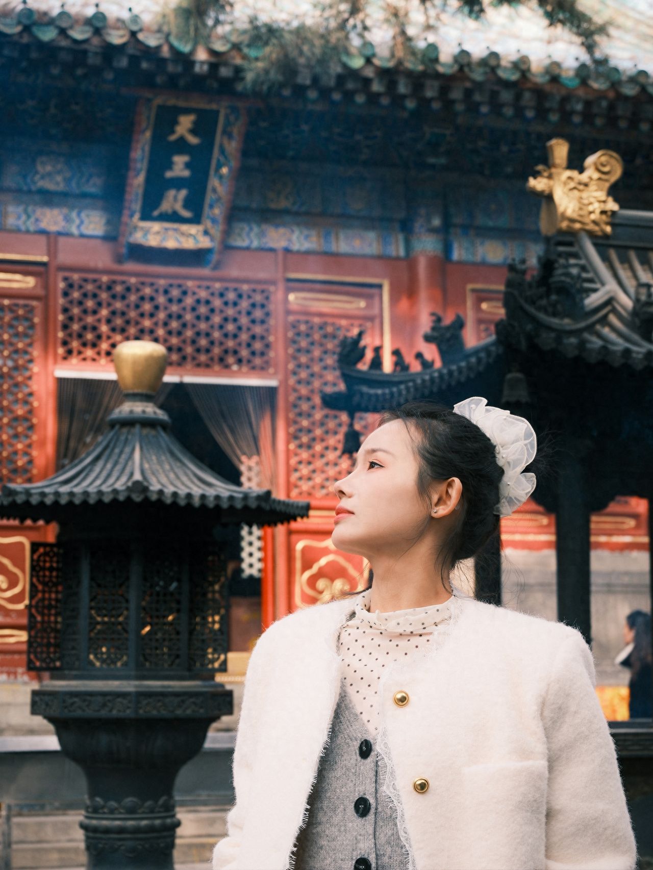 Photo by Tanzhe Temple - Front of the Hall of the Heavenly Kings