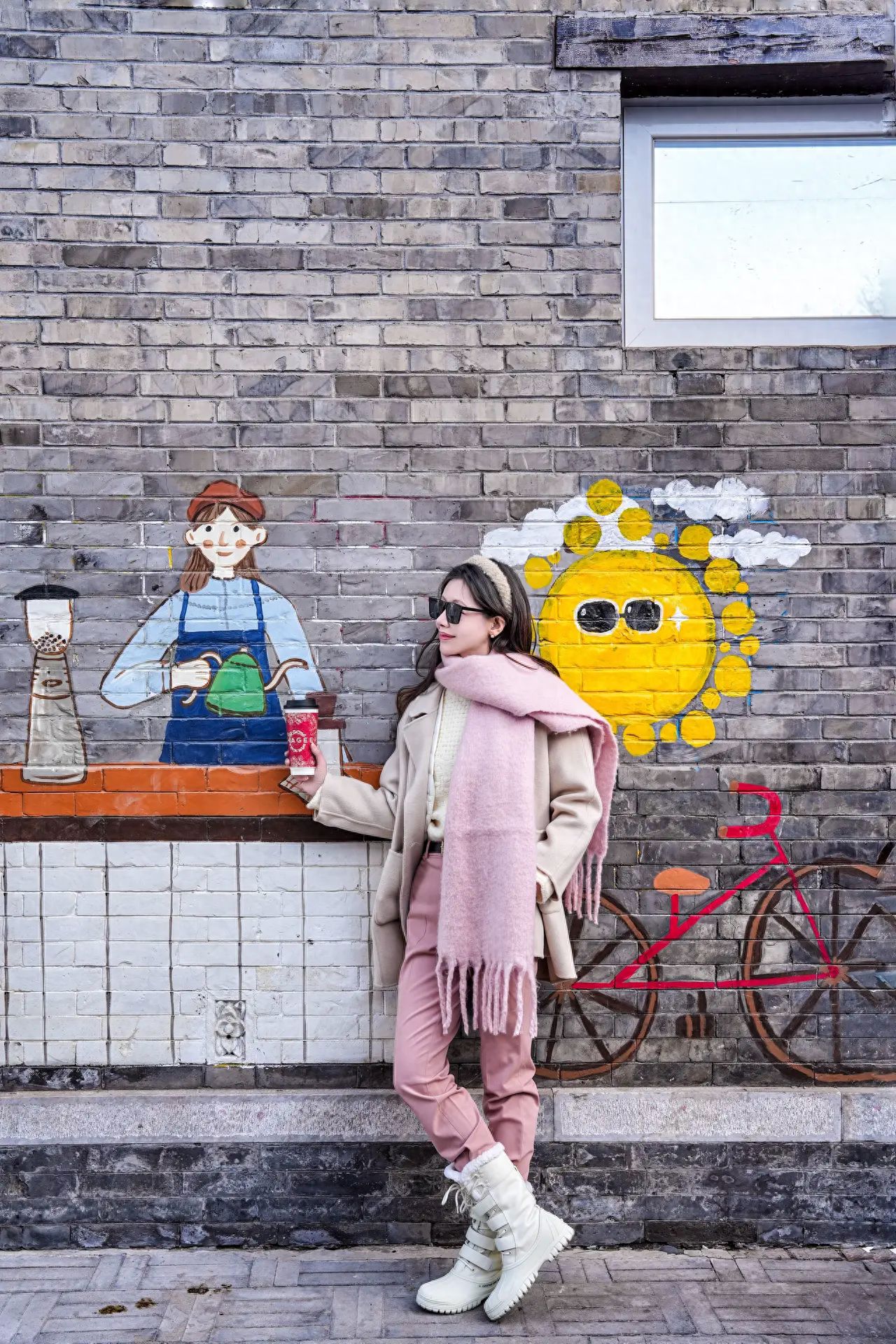 Photo by Lanman Hutong - Bubble Tea Girl Graffiti