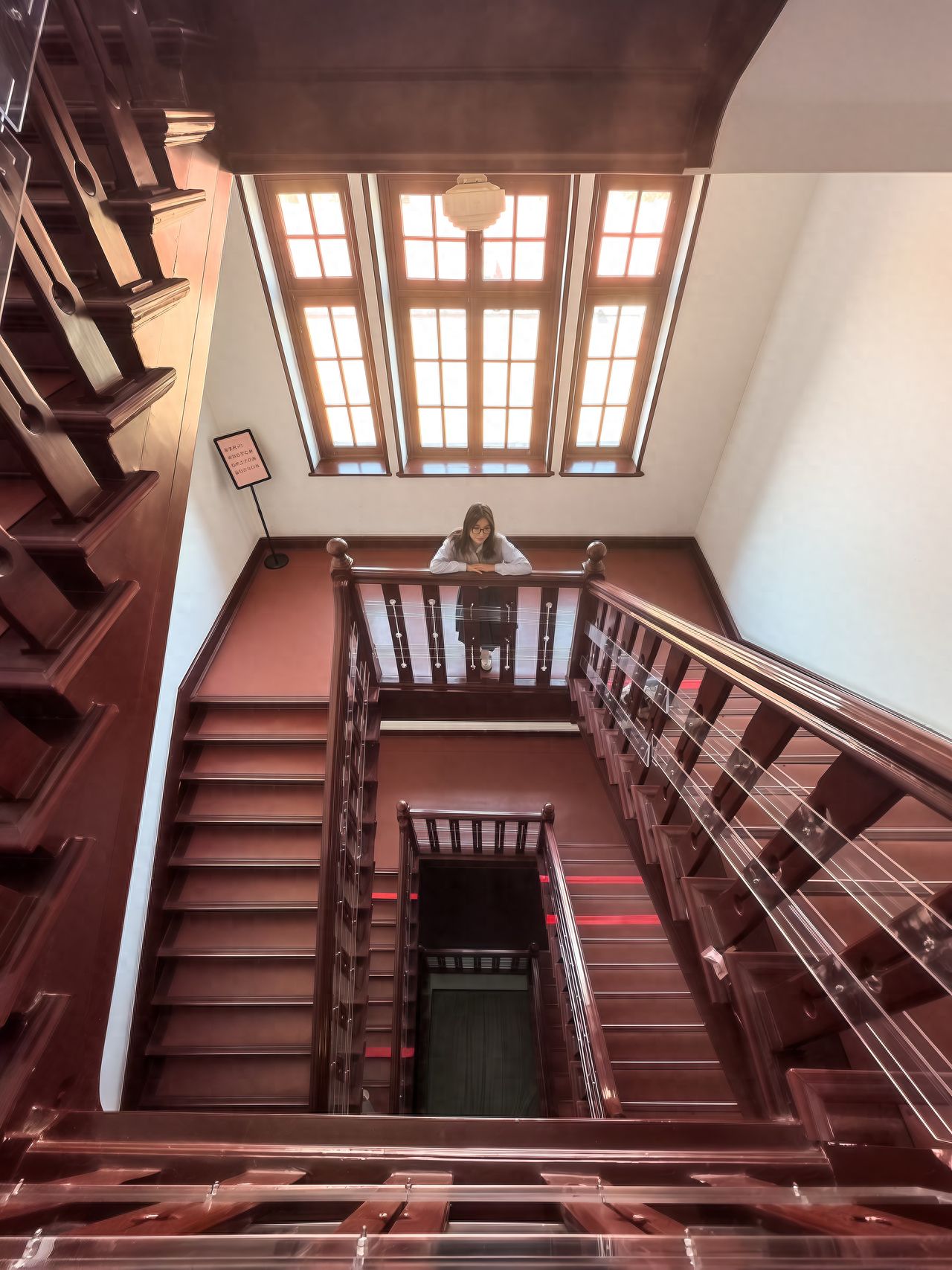 Photo by May 4th Street - Peking University Red Building's Rotating Staircase
