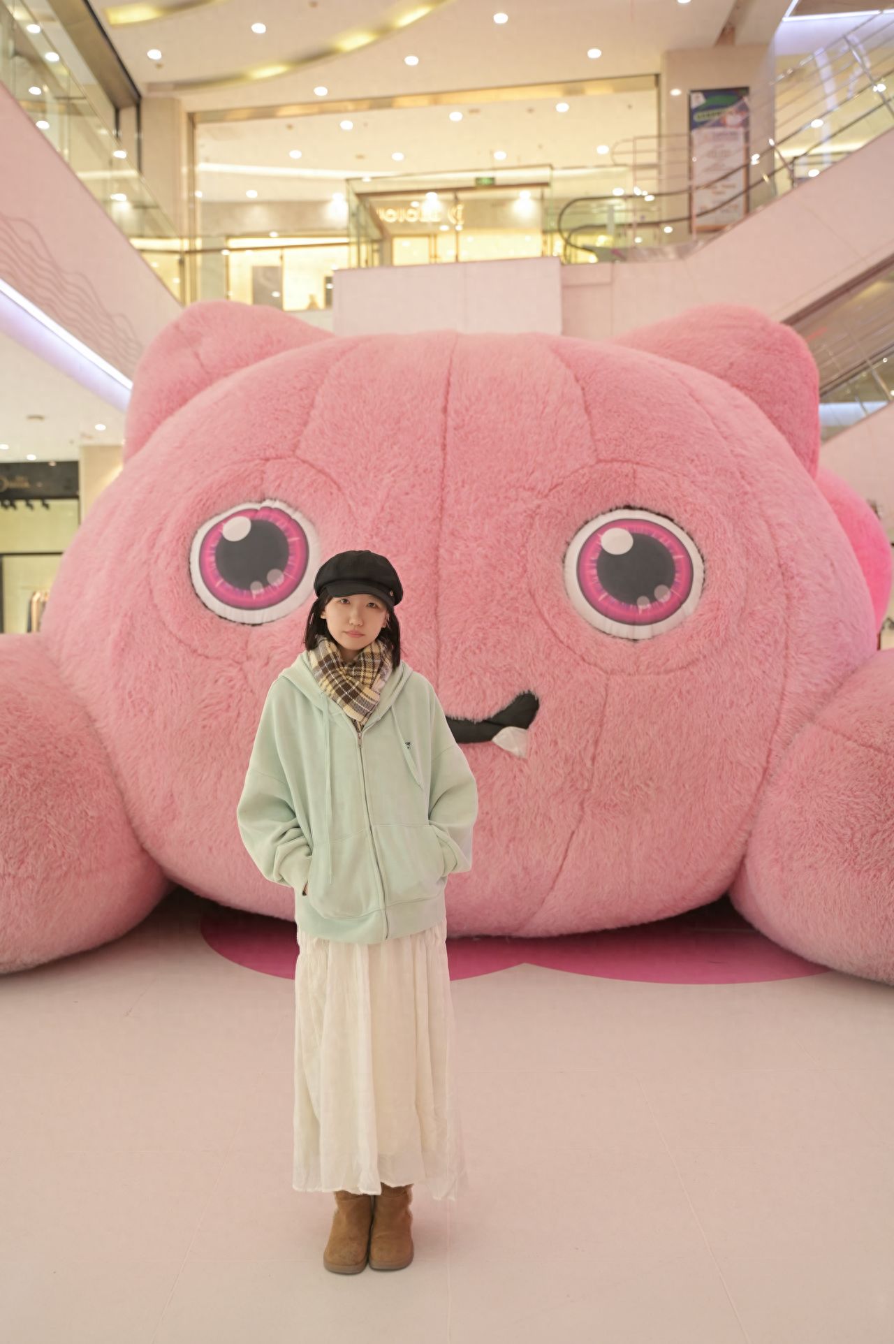 Photo by Chaoyang Joy City - MBTI Exhibition with a Huge Pink Plush Doll