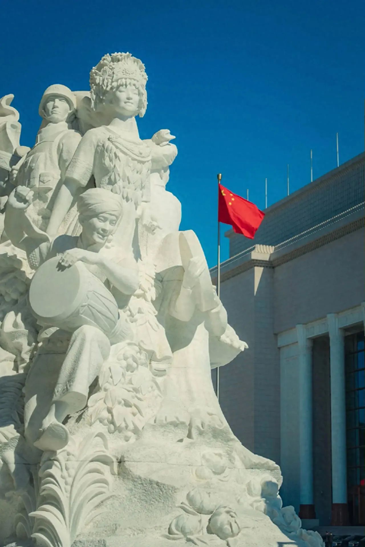 Photo by The Chinese Communist Party History Exhibition Hall - Sculptures of the Fifty-Six Ethnic Groups