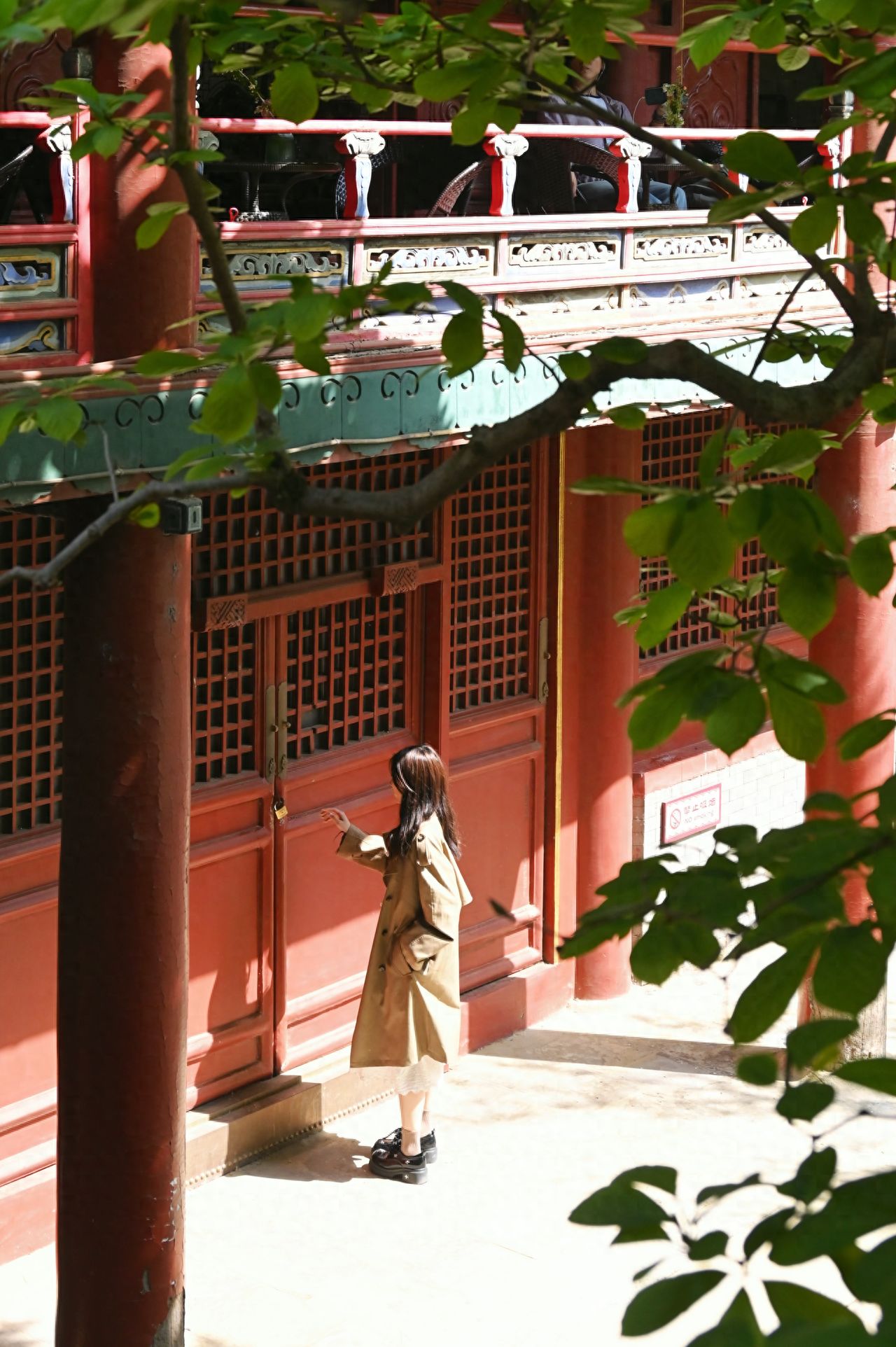 Photo by Tan Zhe Temple - In front of the Pi Lu Pavilion