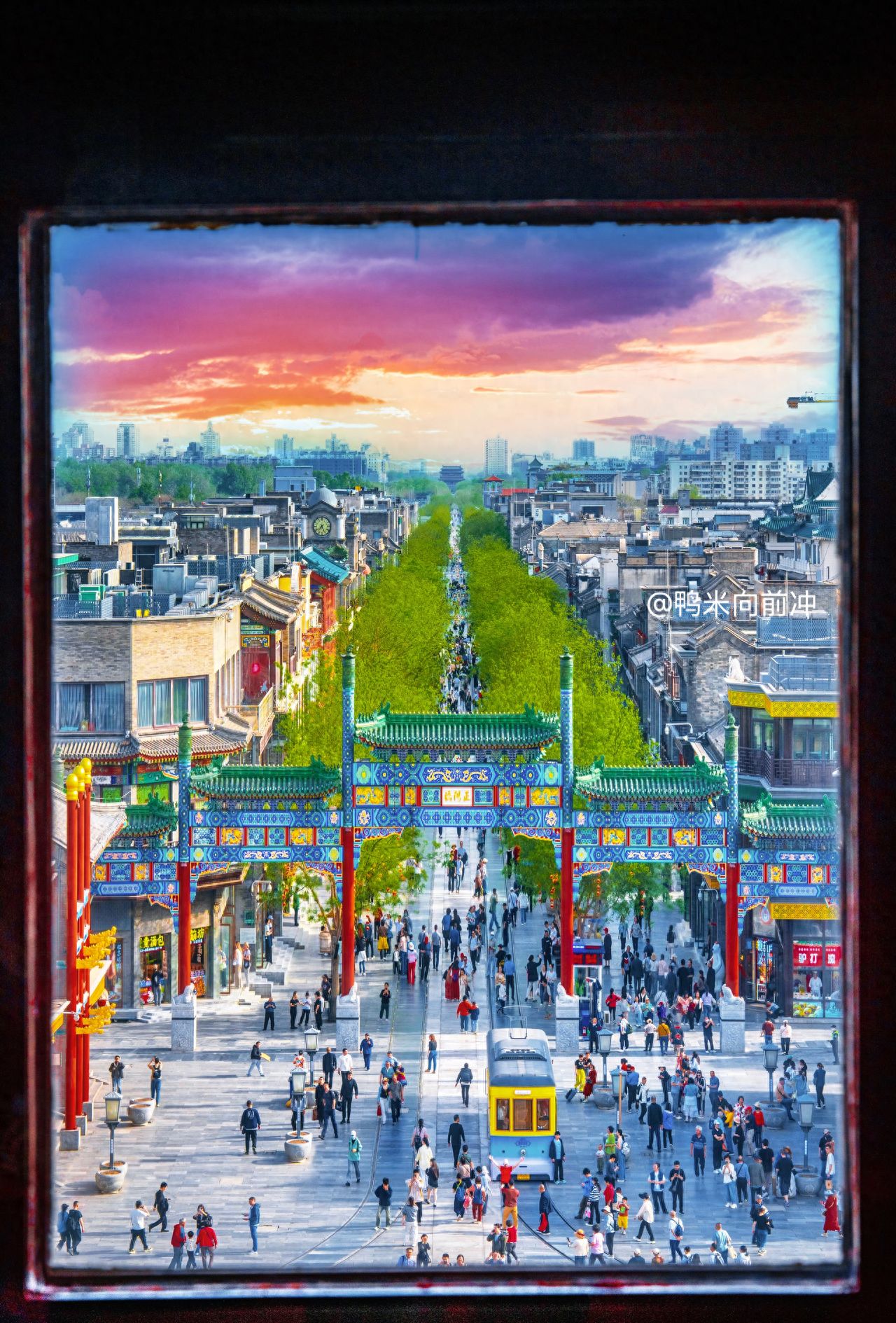 Photo by Zhengyangmen Arrow Tower - Aerial view of the door frame of Zhengyangmen.