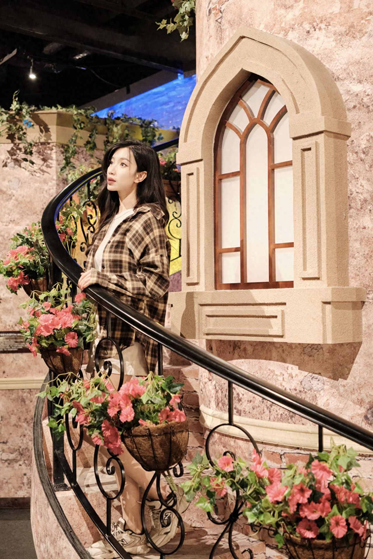 Photo by Beijing British Library · World Pixels - Flower Corridor