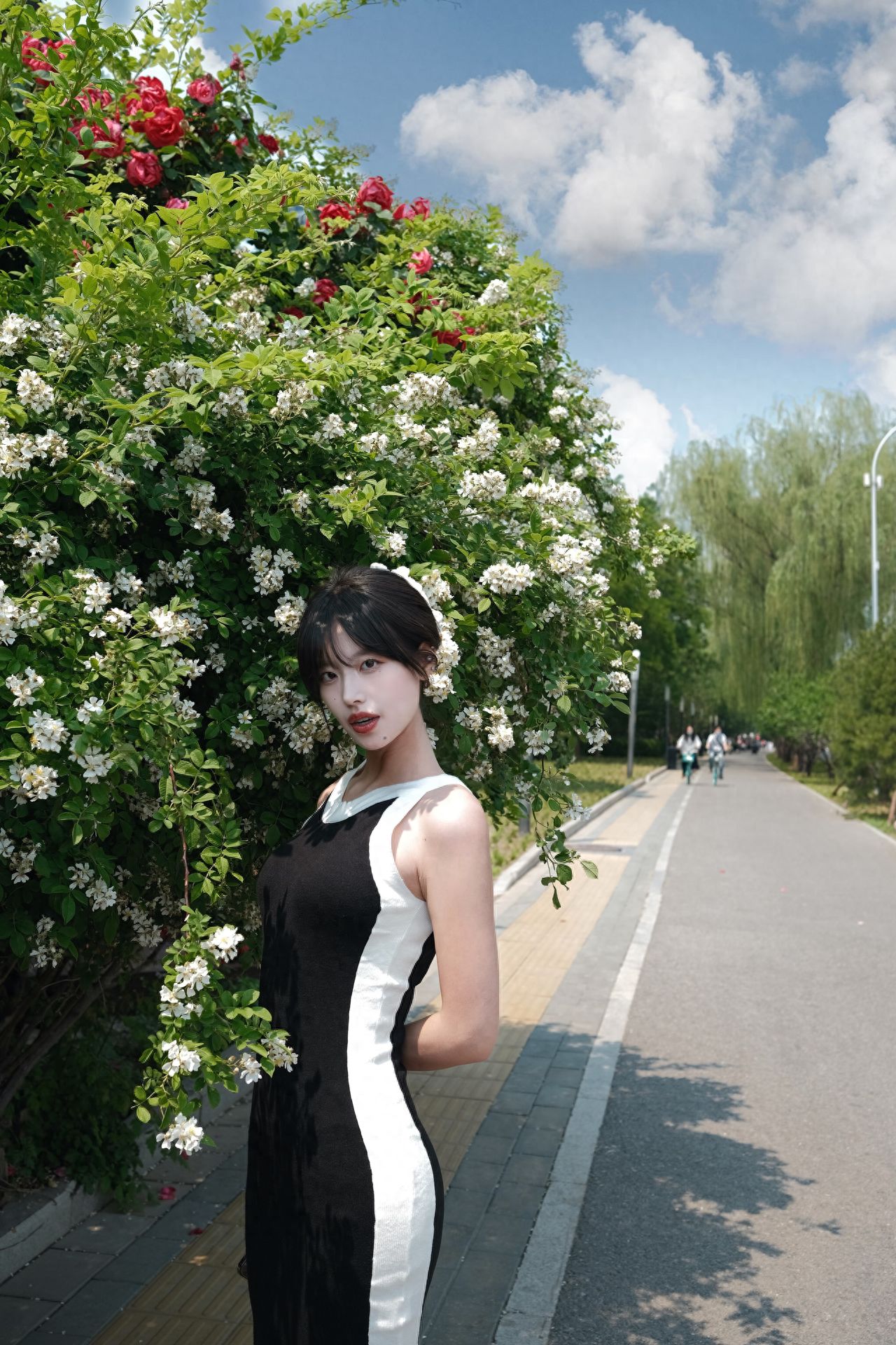 Photo by China National Arts and Crafts Museum - Among the Flower Beds Outside the Museum