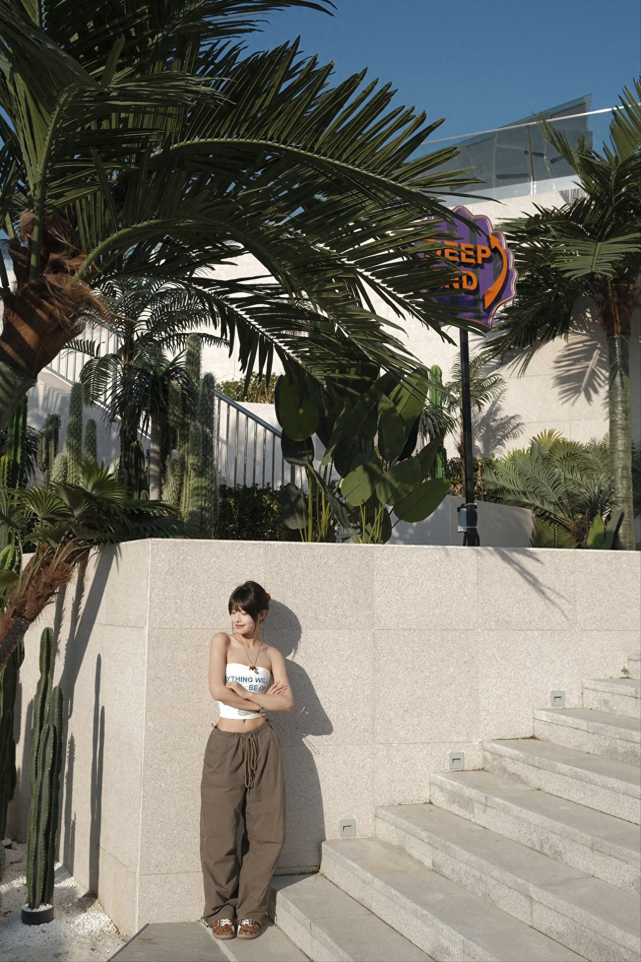 Photo by Huashanyuan - Stairs Under the Coconut Tree