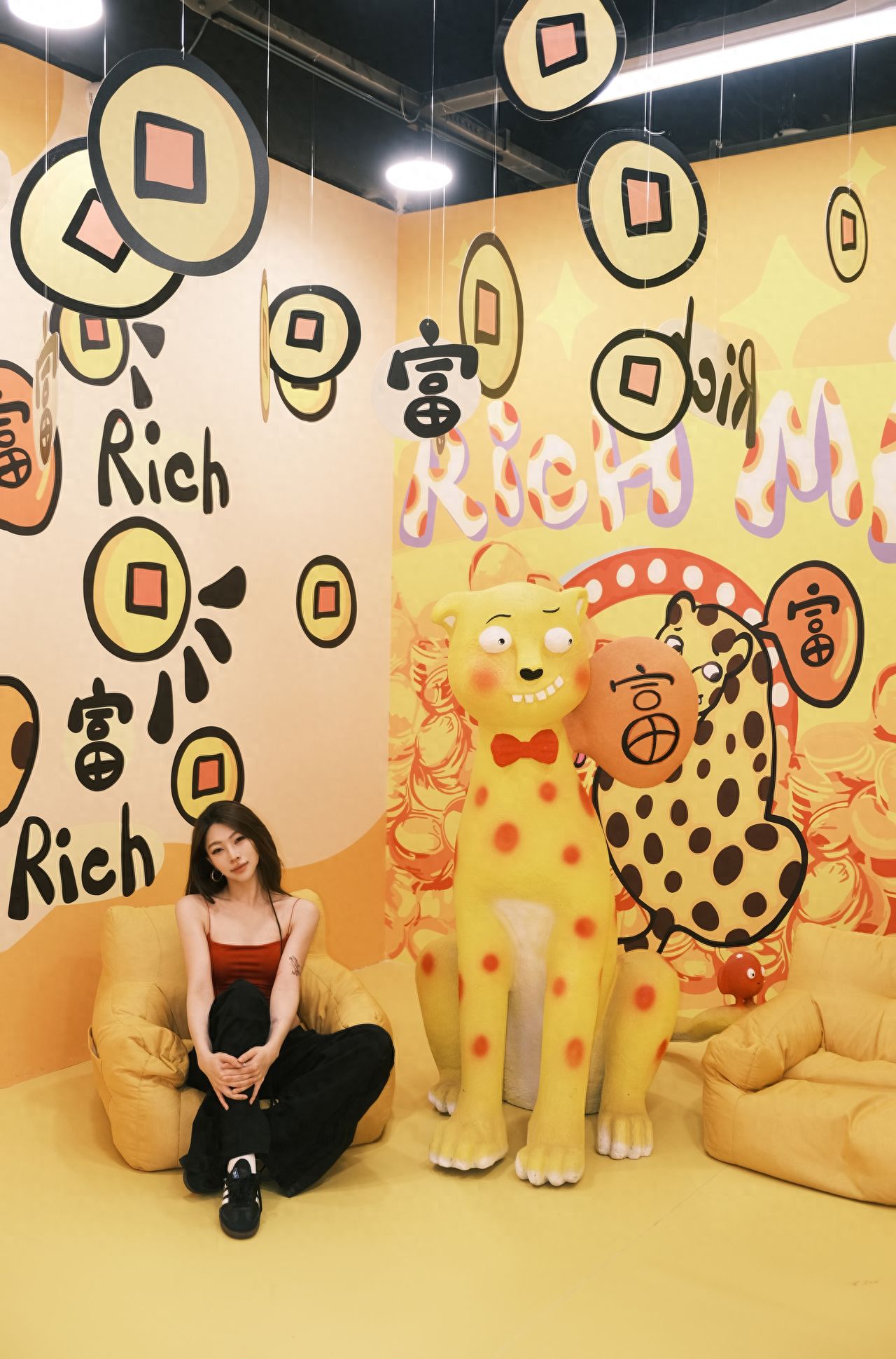 Photo by Wangfujing Joy City Shopping Center - Next to the Leopard Sculpture