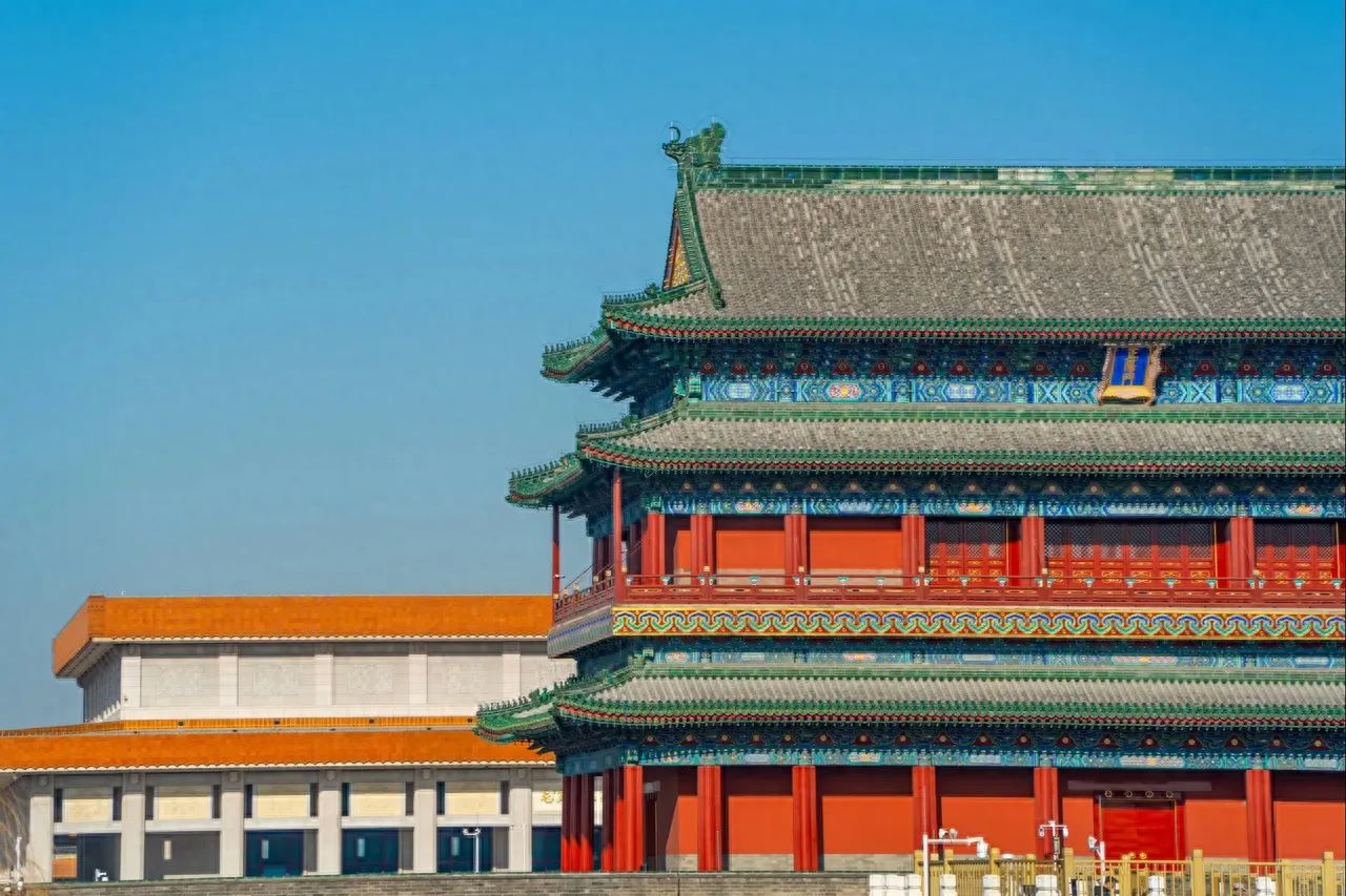 Photo by Beijing Zhengyang Gate - Traditional Ancient Architecture and Modern Architecture