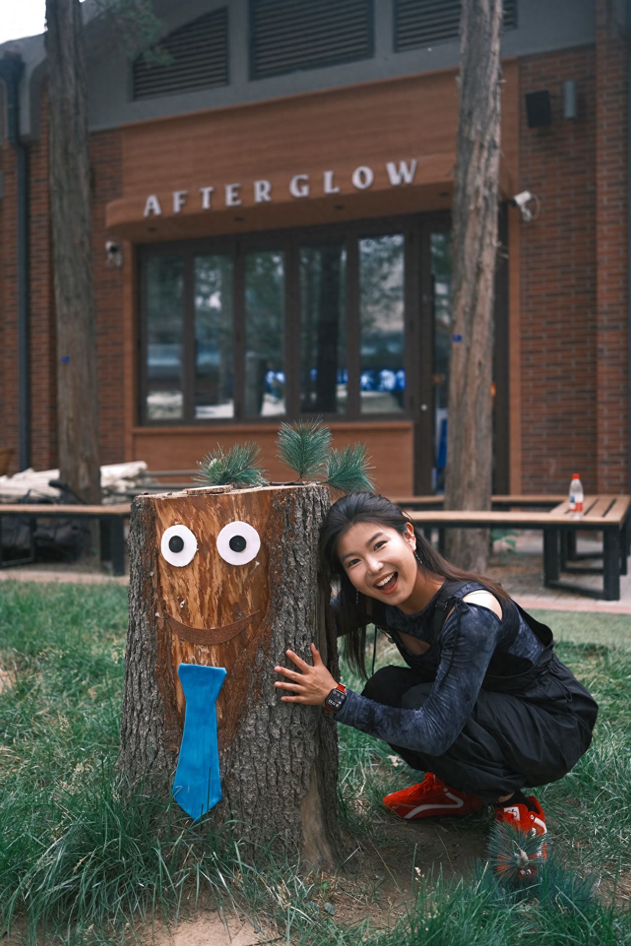 Photo by Beijing Satellite Manufacturing Factory Science and Technology Park - Graffiti Wooden Stakes