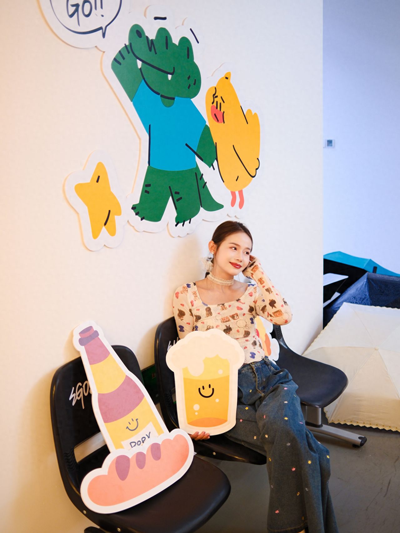 Photo by Langyuan X Art Museum - Ninigogo Store Entrance Mural