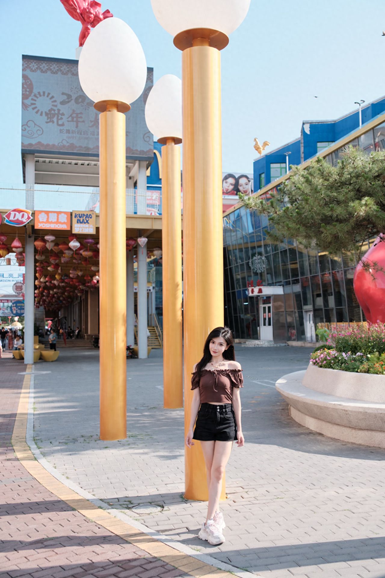 Photo by Moon River Art Town - Lamp Post Installation