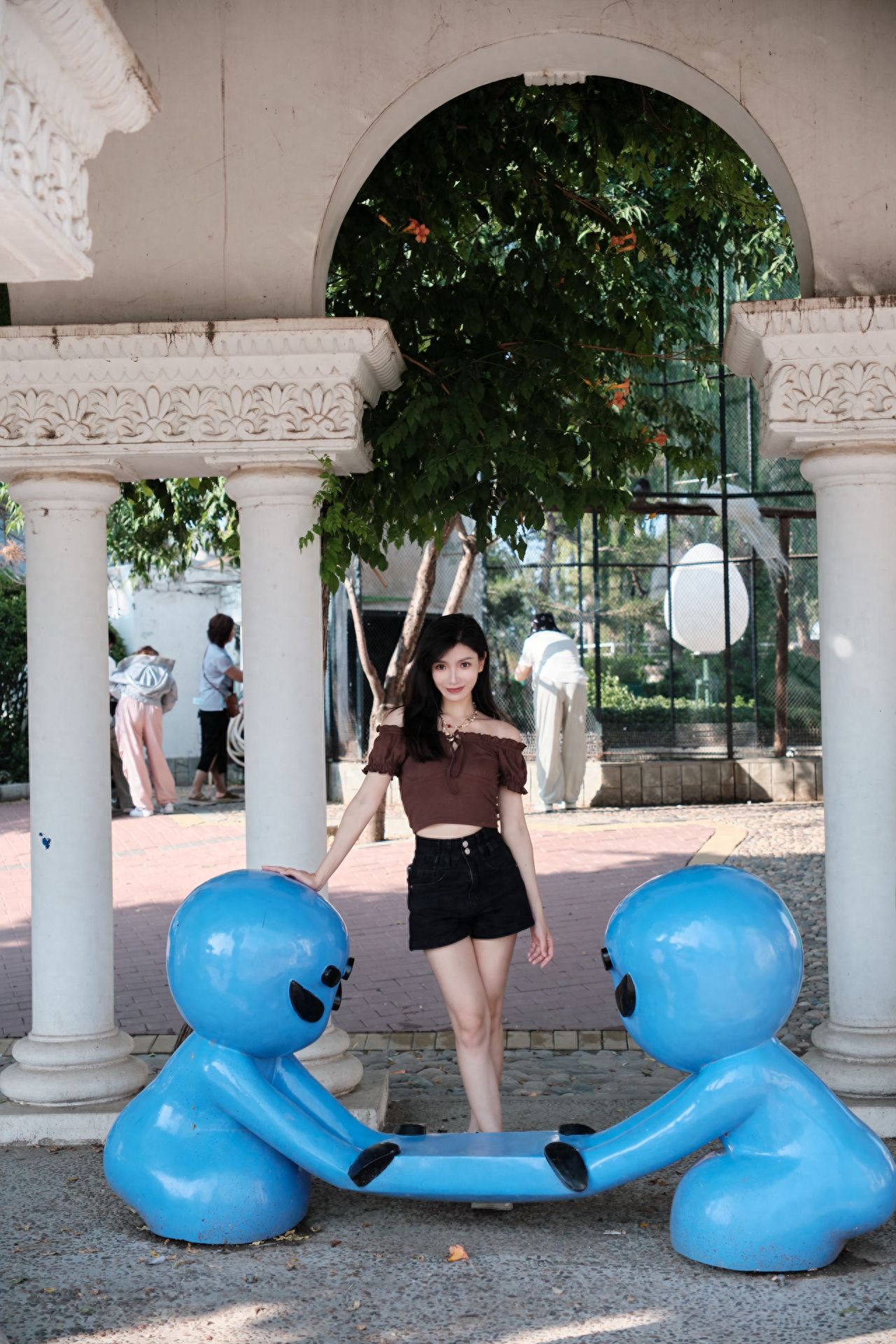 Photo by Moon River Art Town - Blue Cartoon Character Seating