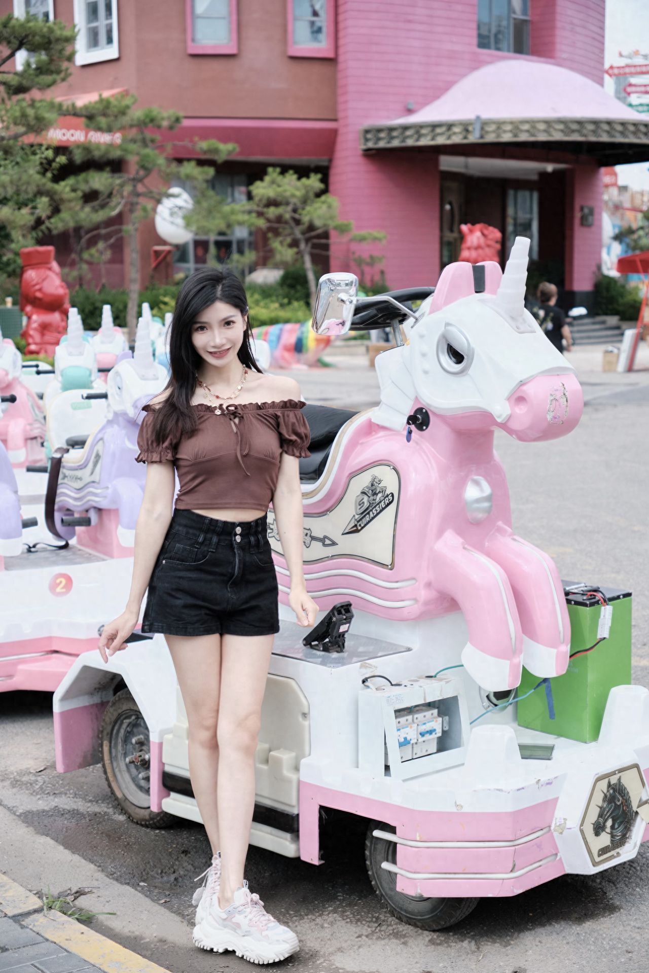 Photo by Moon River Art Town - Pink Cartoon Car