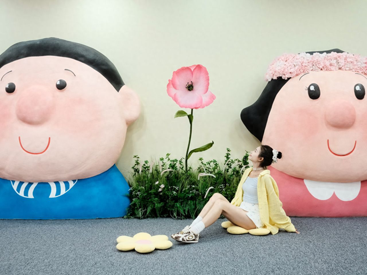 Photo by Wangfujing Joy City Shopping Center - BaoBao Big Face Installation