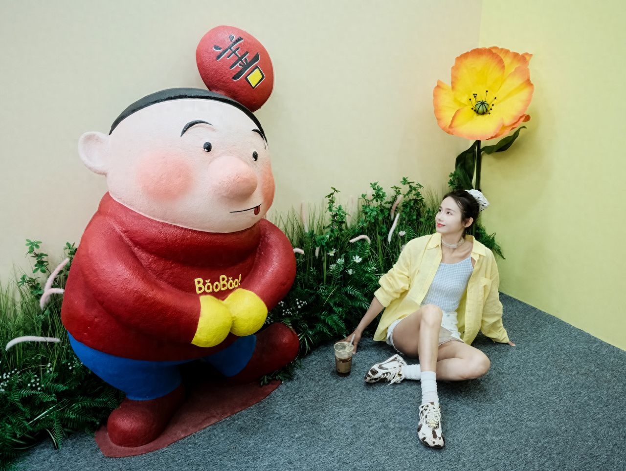 Photo by Wangfujing Joy City Shopping Center - BaoBao God of Wealth Installation