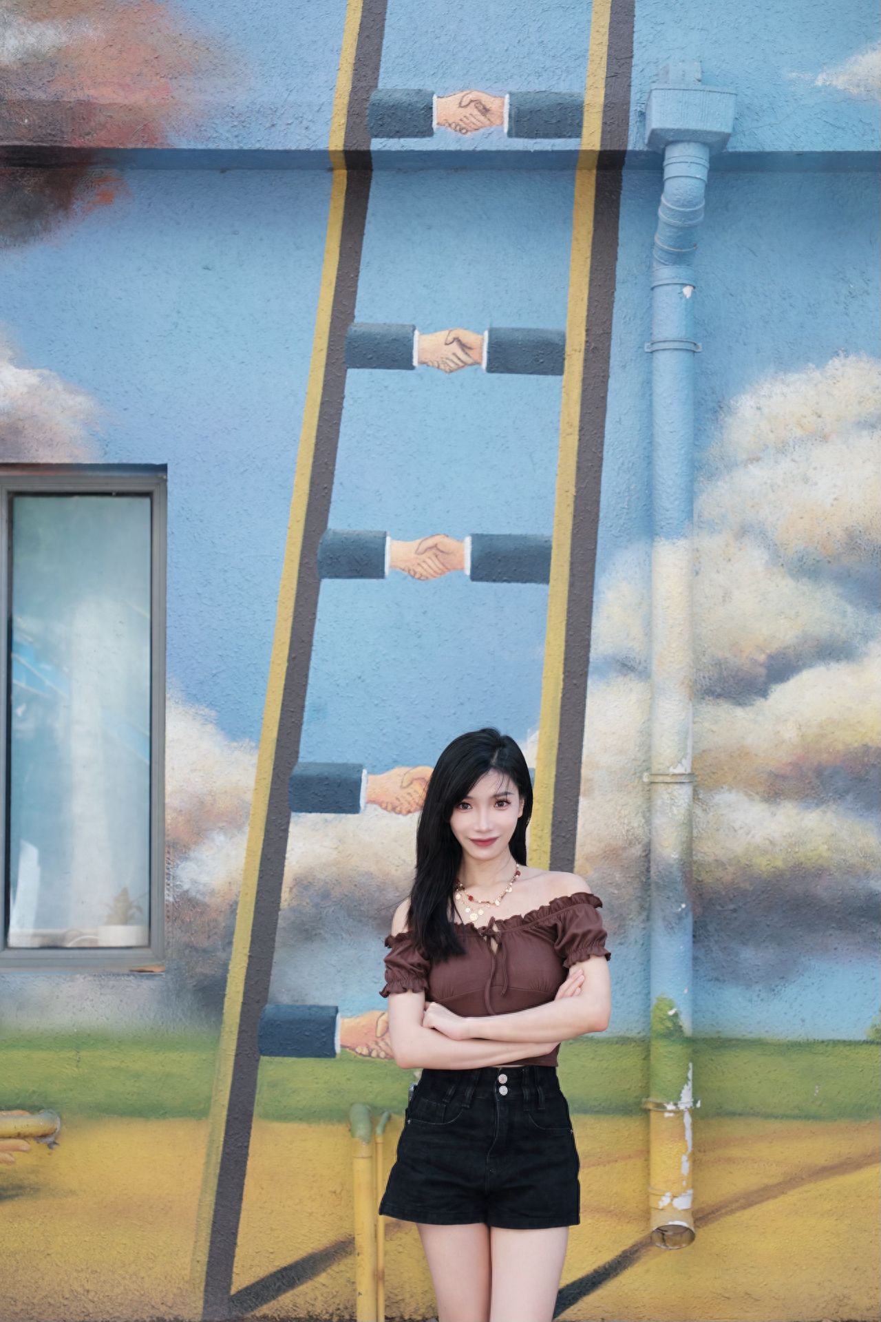 Photo by Moon River Art Town - Cartoon Sky Ladder