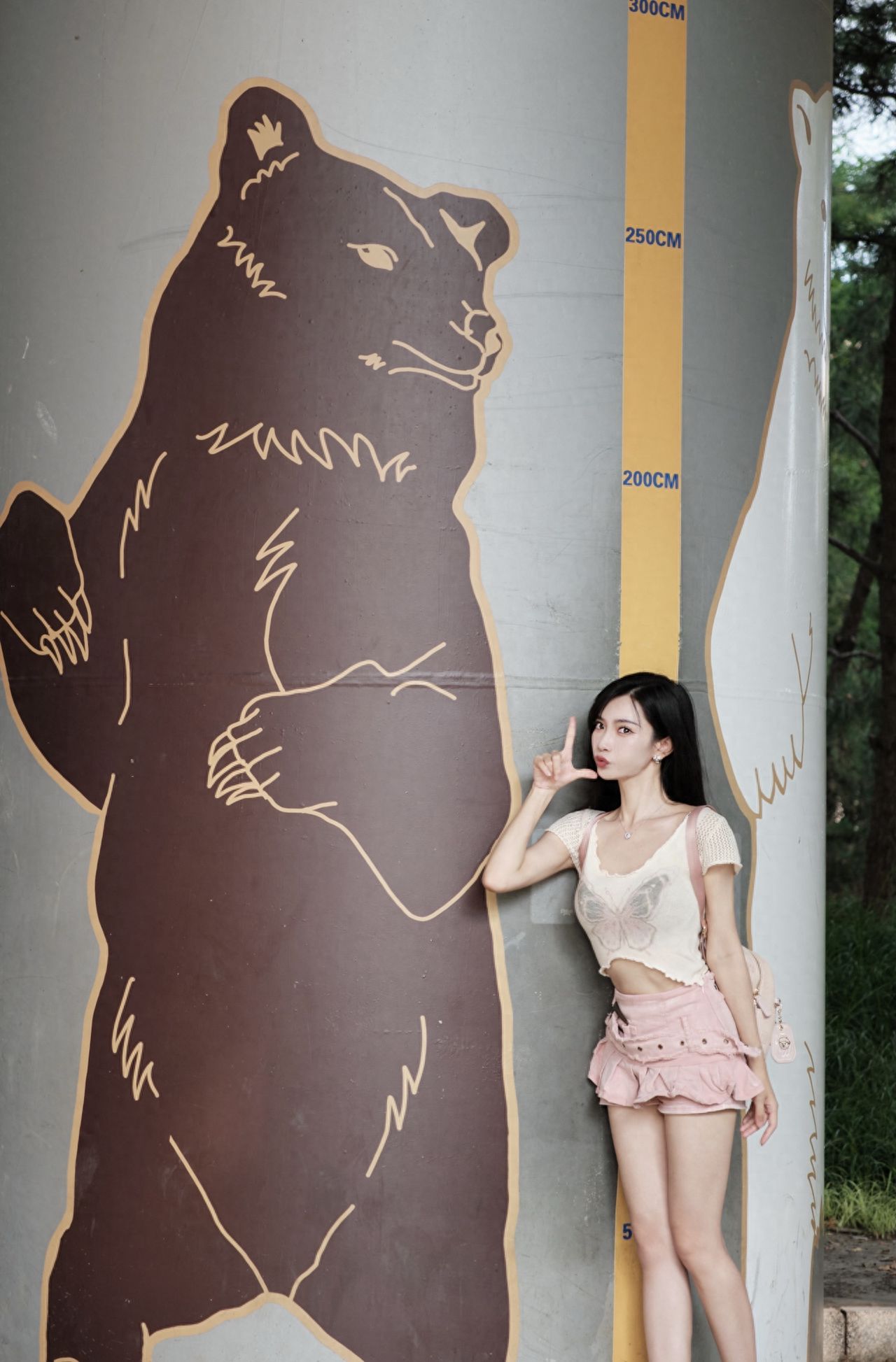 Photo by Beijing Zoo - Black Bear Height Sticker