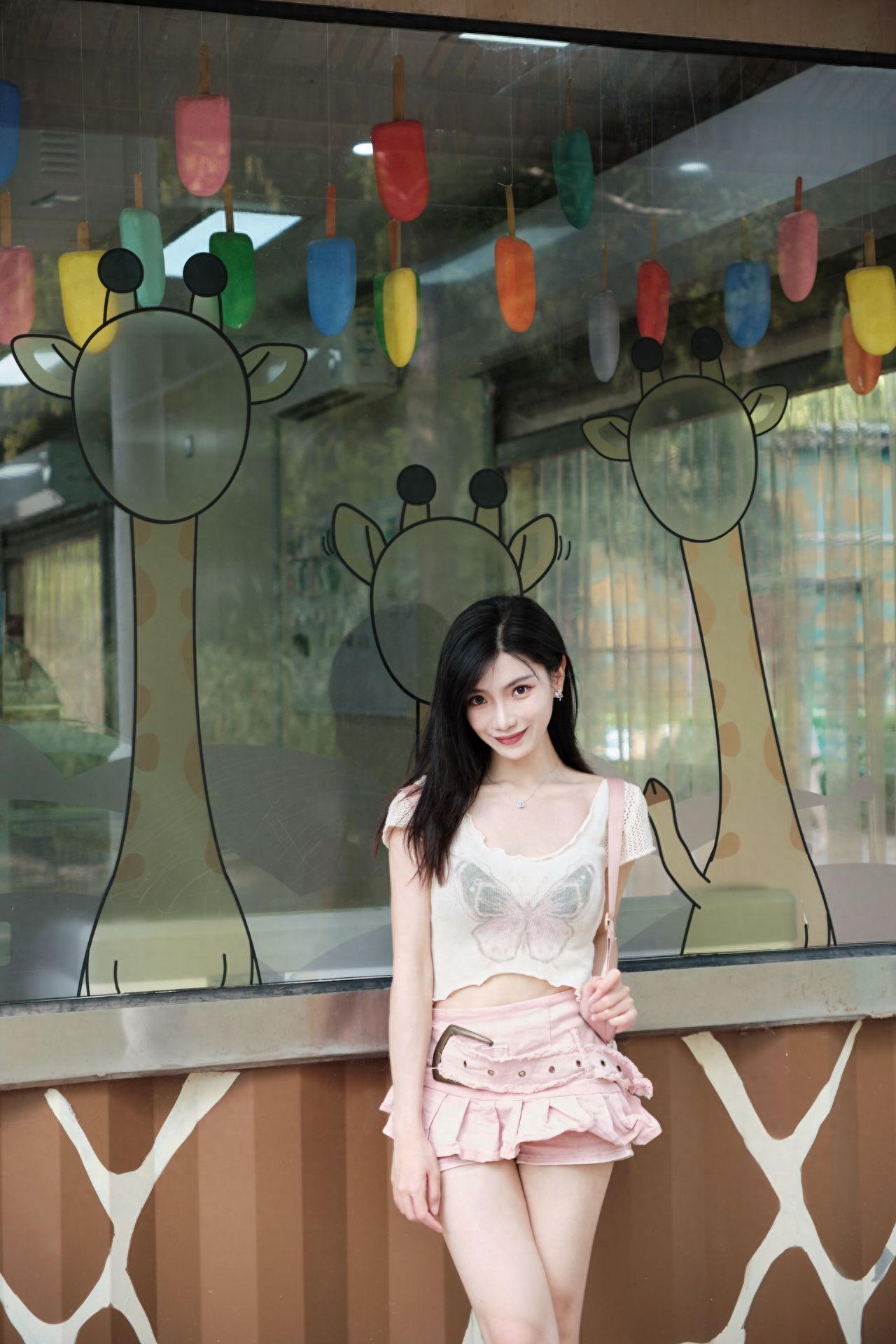 Photo by Beijing Zoo - Glass Giraffe Decal