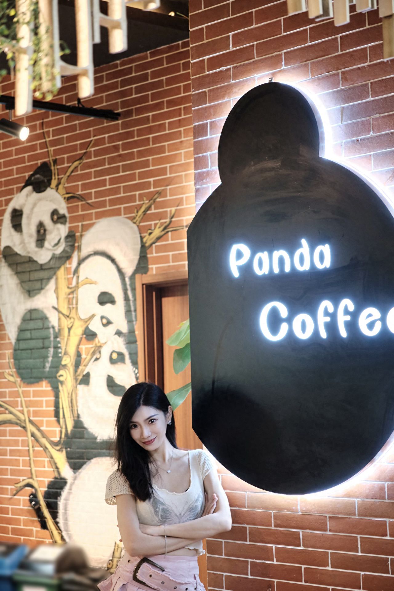 Photo by Beijing Zoo - Giant Panda Cafe Mural