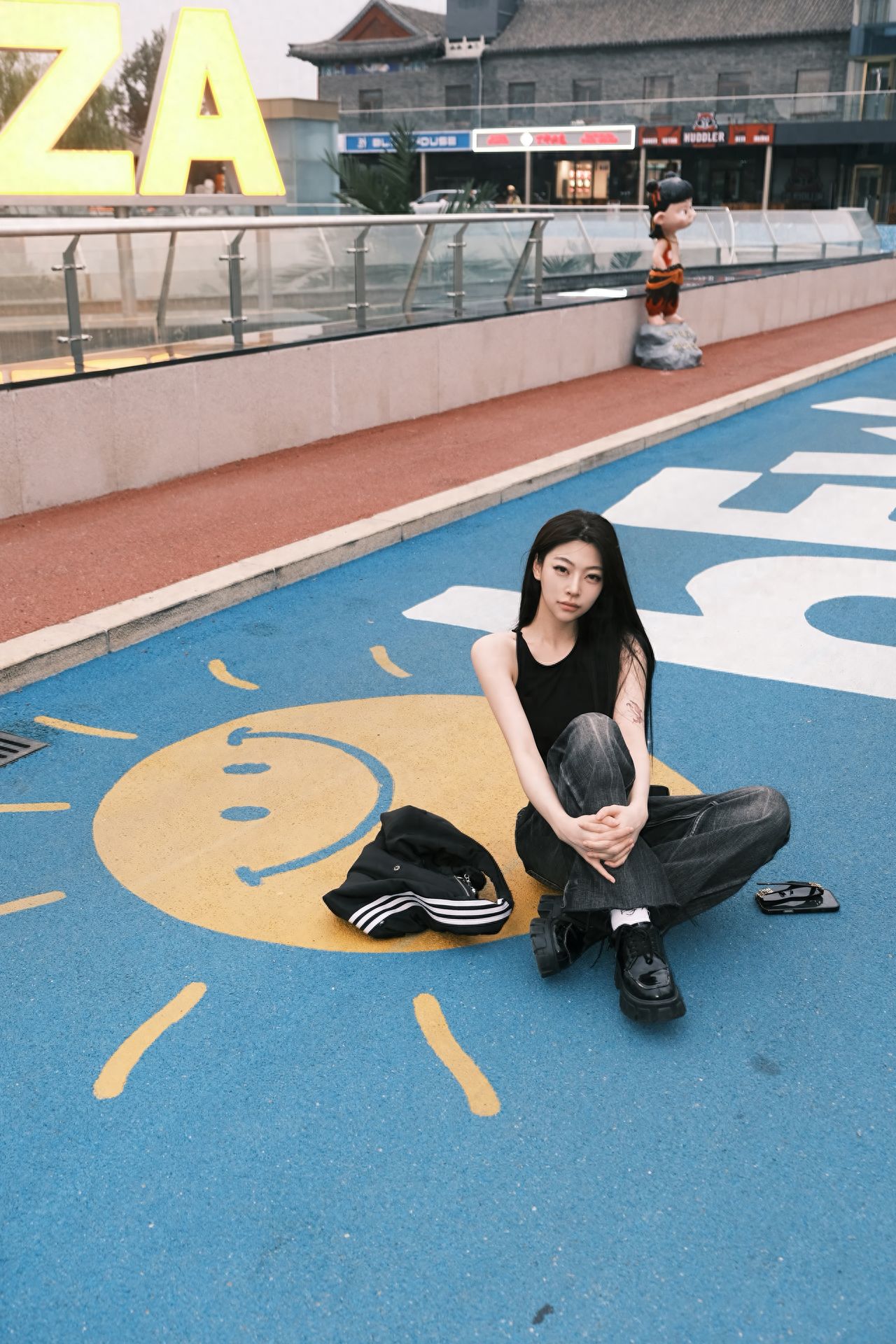 Photo by Hua Shan Garden - Yellow Smiley Face Flooring
