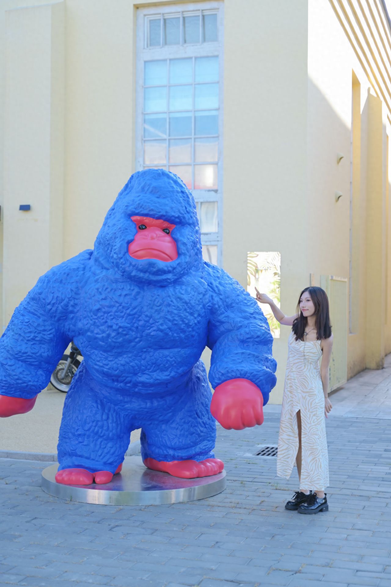 Photo by Space 491 - Klein Blue David Ape