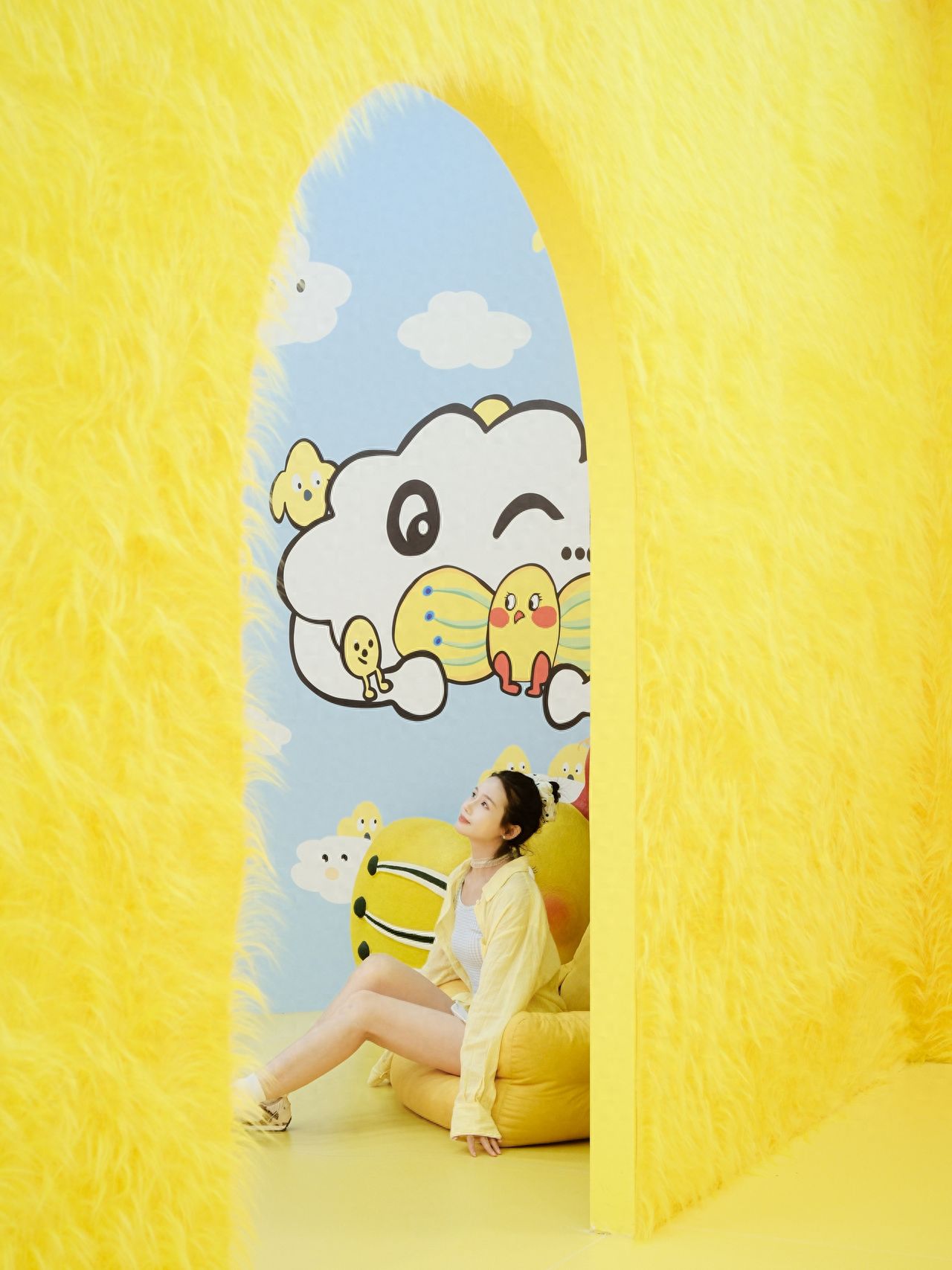 Photo by Joy Shopping Center - BaoBao Arrives at the Yellow Door Frame