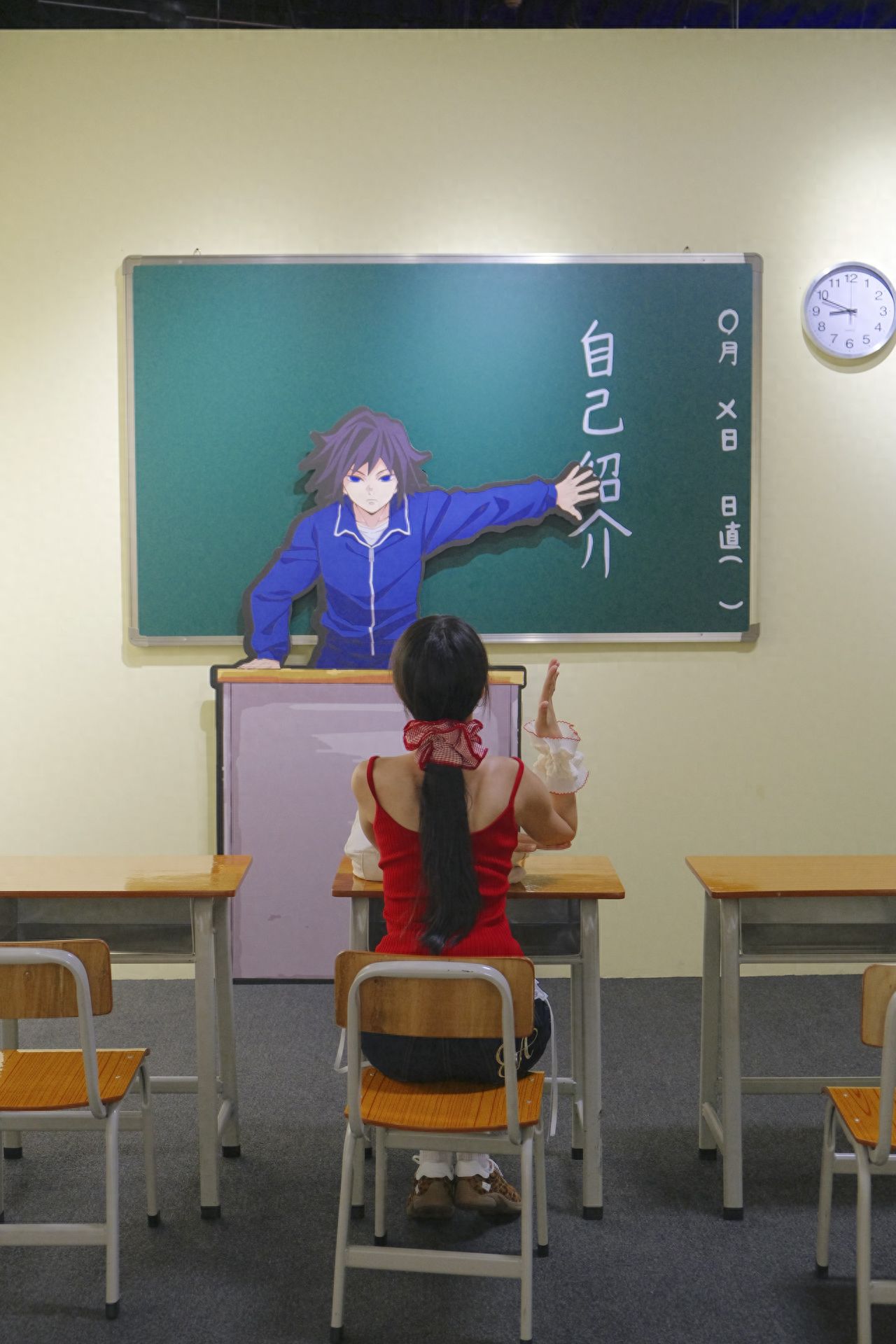 Photo by Chaoyang Joy City - Demon Slayer Exhibition Self-introduction Blackboard