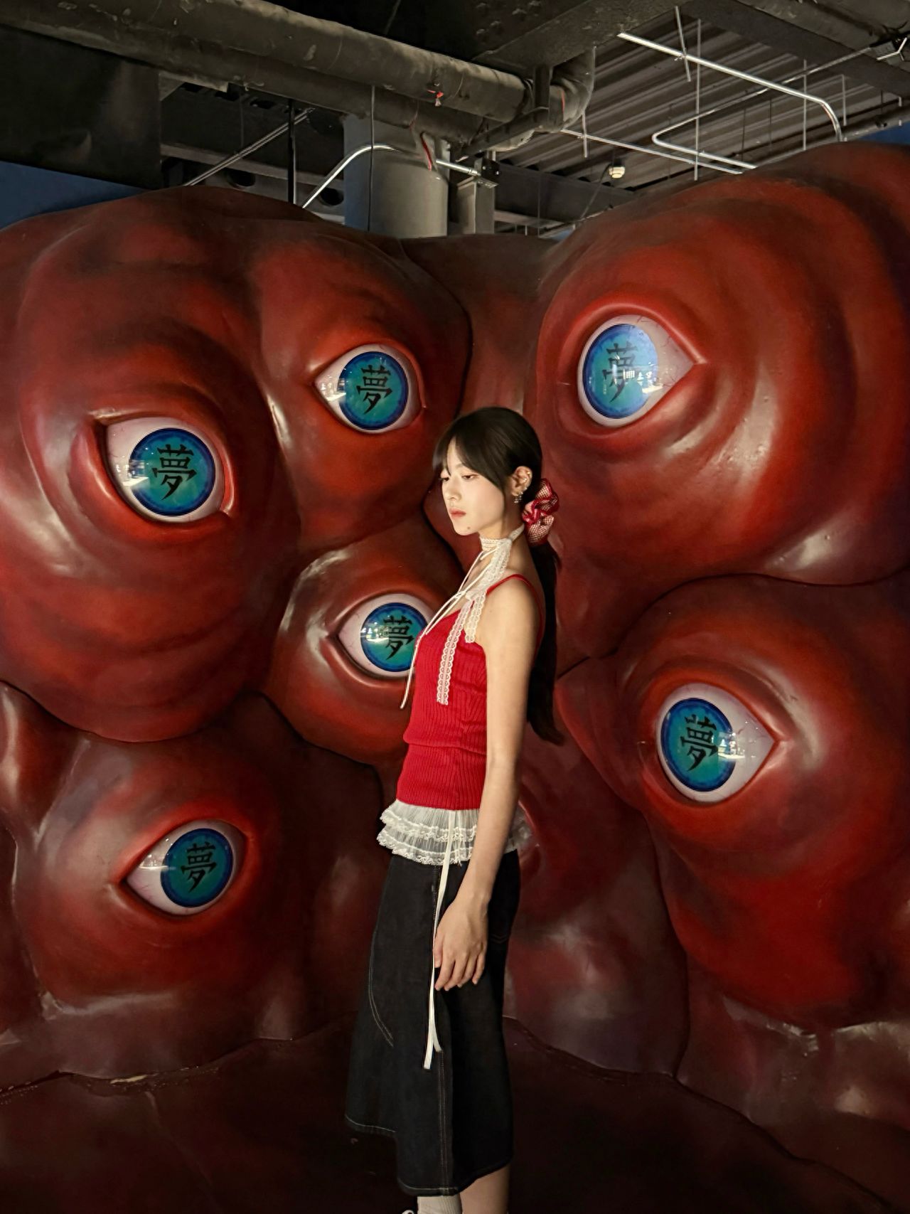 Photo by Beijing Chaoyang Joy City - Demon Slayer Exhibition Eye Model Wall