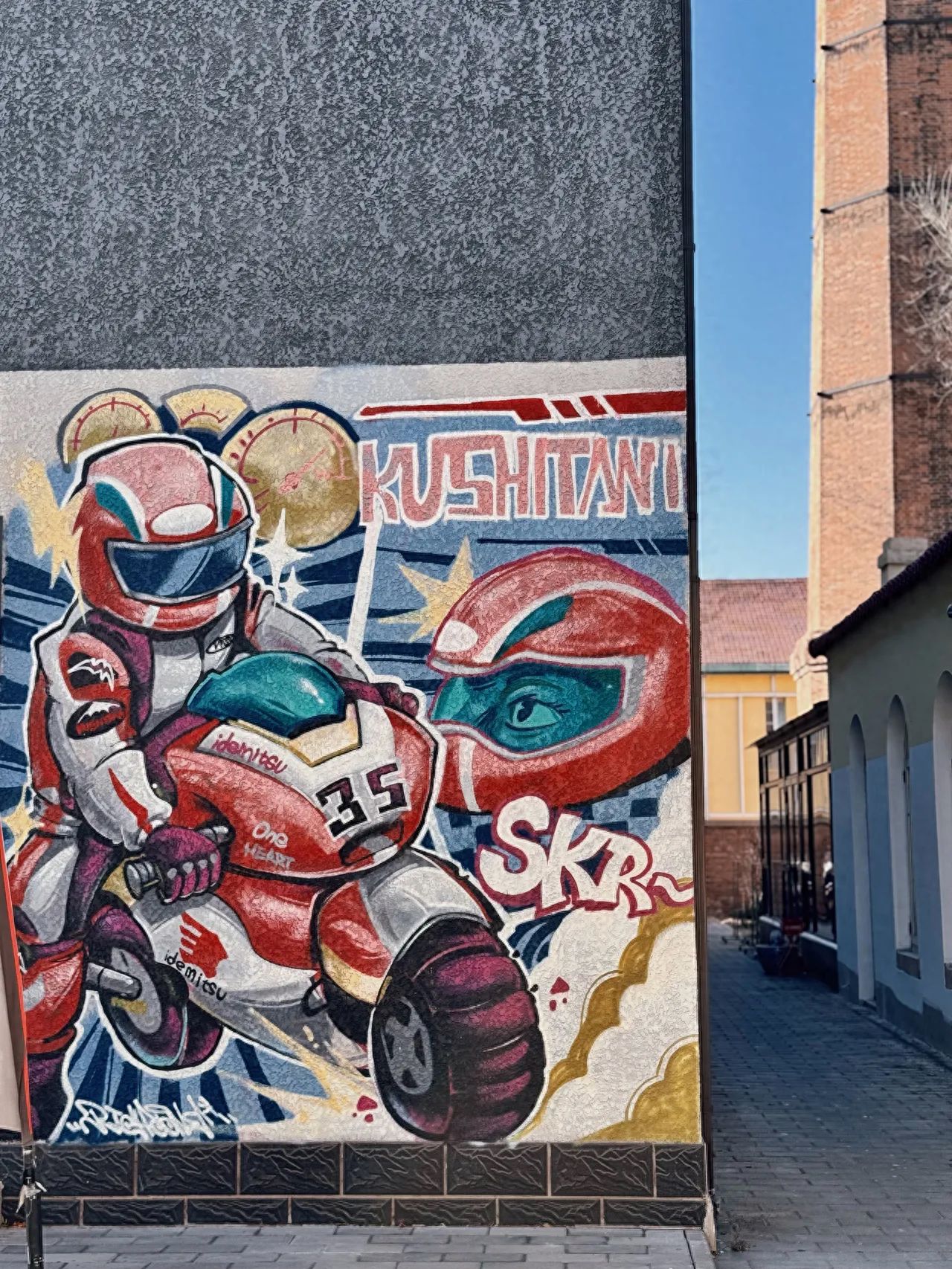 Photo by 491 Space - Motorcycle Graffiti Wall