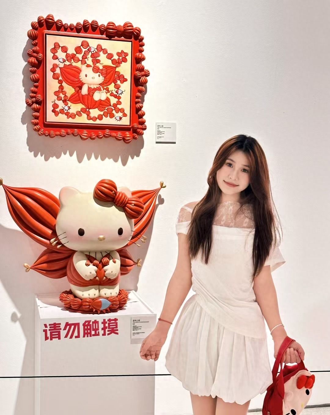 Photo by Hello Kitty Light and Shadow Exhibition - Red Wings KT