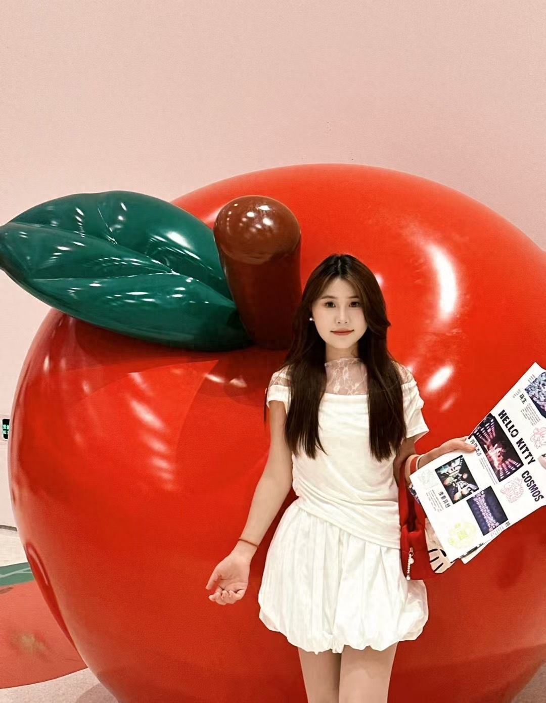 Photo by Hello Kitty Light and Shadow Exhibition - Giant Red Apple