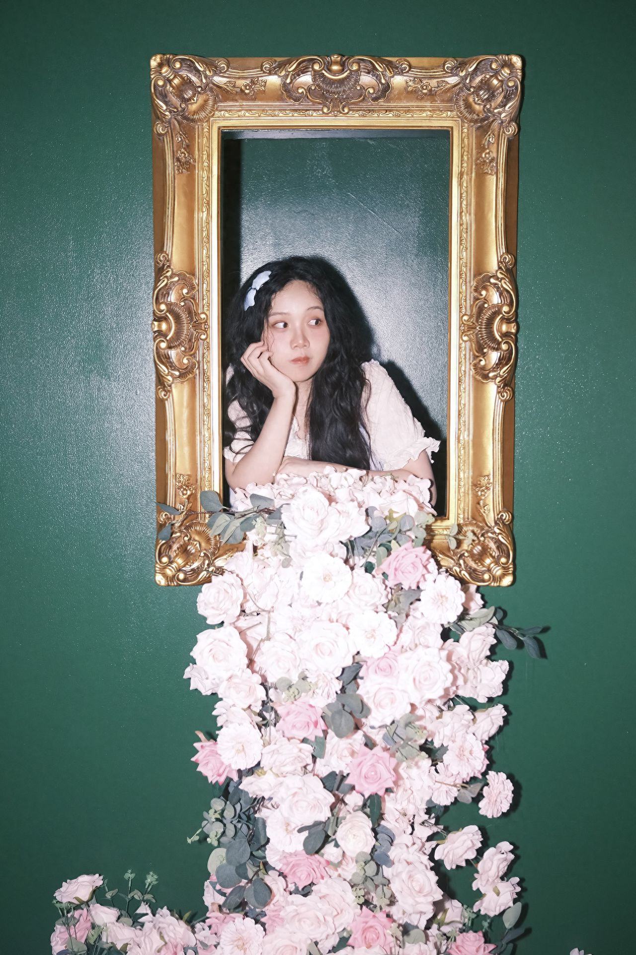 Photo by Beijing British Library - Framed Flower Waterfall