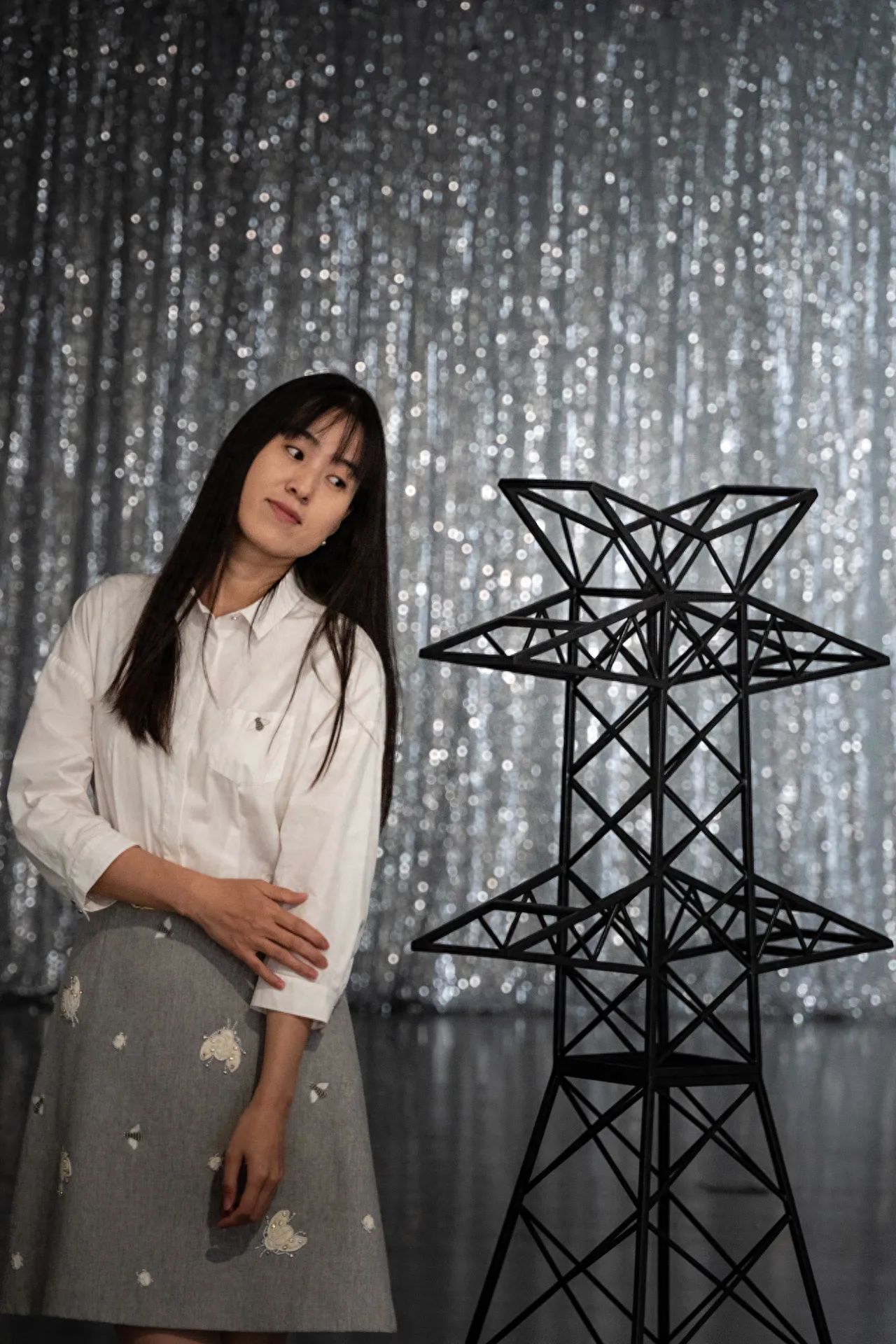 Photo by X Museum - Black Iron Frame Installation