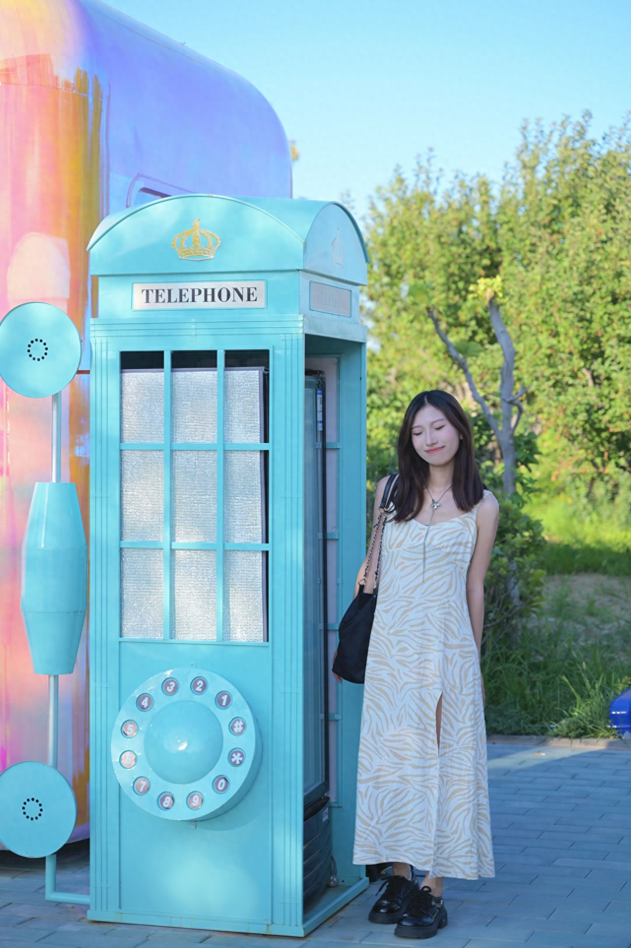 Photo by 491 Space - Mint Green Telephone Booth