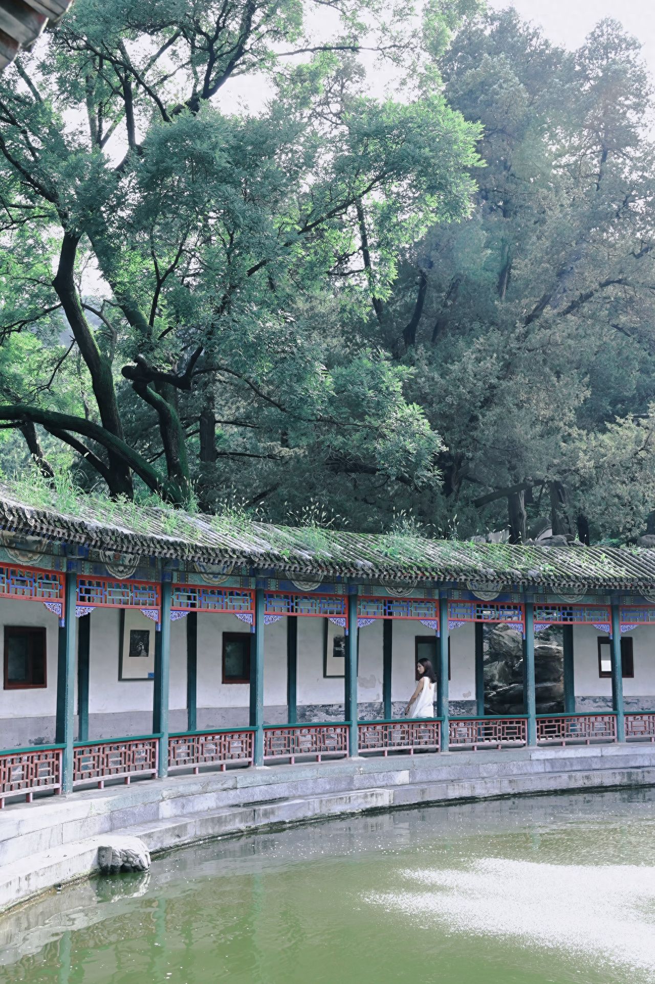 Photo by Beijing Xiangshan Park - Jianxin Studio Chinese Corridor