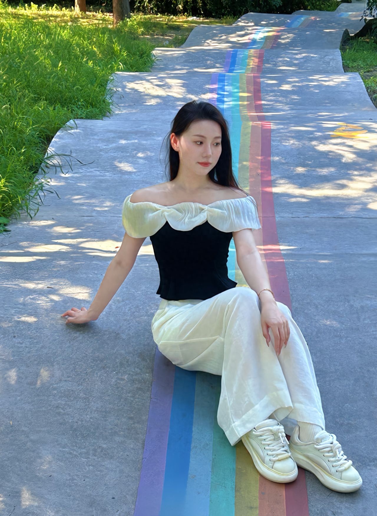 Photo by Outside Sun Palace Park - Rainbow Path