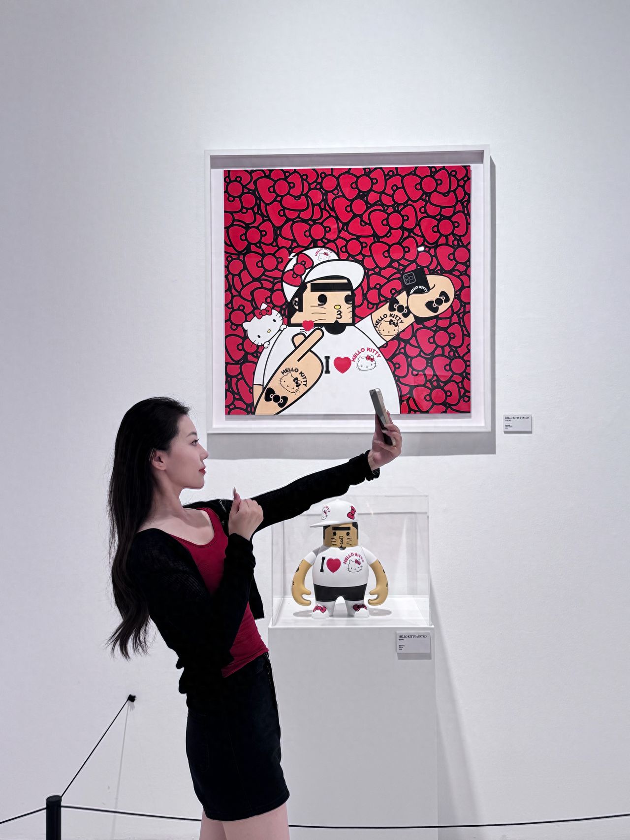 Photo by Beijing Times Art Museum - Portrait of Uncle with Red Bowtie Selfie