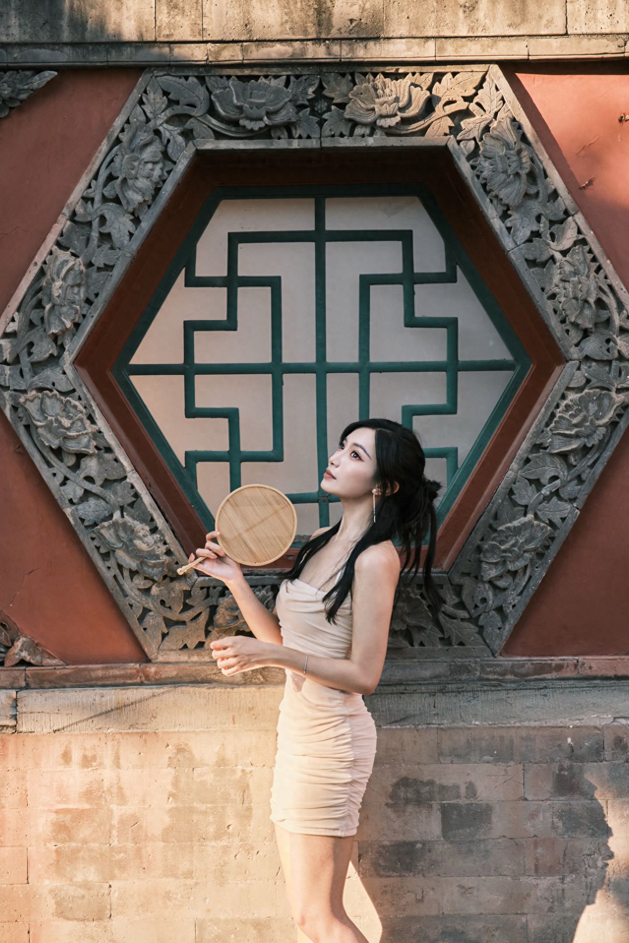 Photo by Beijing Wanshou Temple - Hexagonal Vintage Window