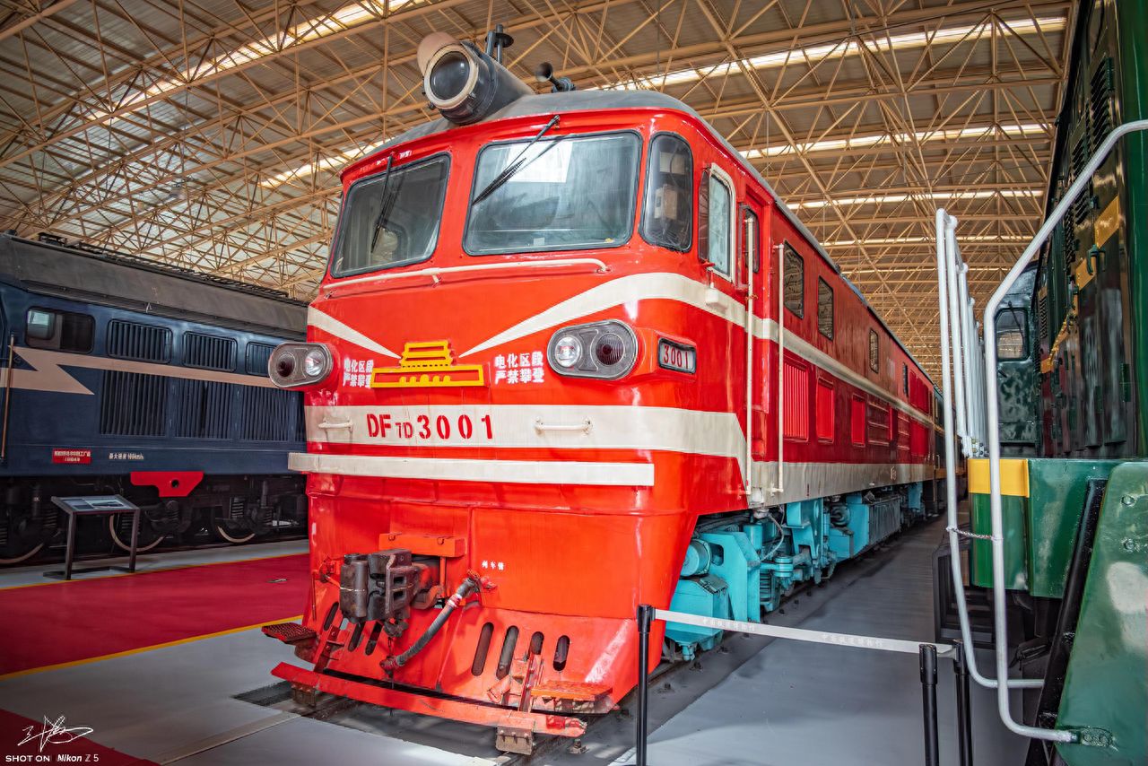 Photo by China Railway Museum - Red Train Exhibit