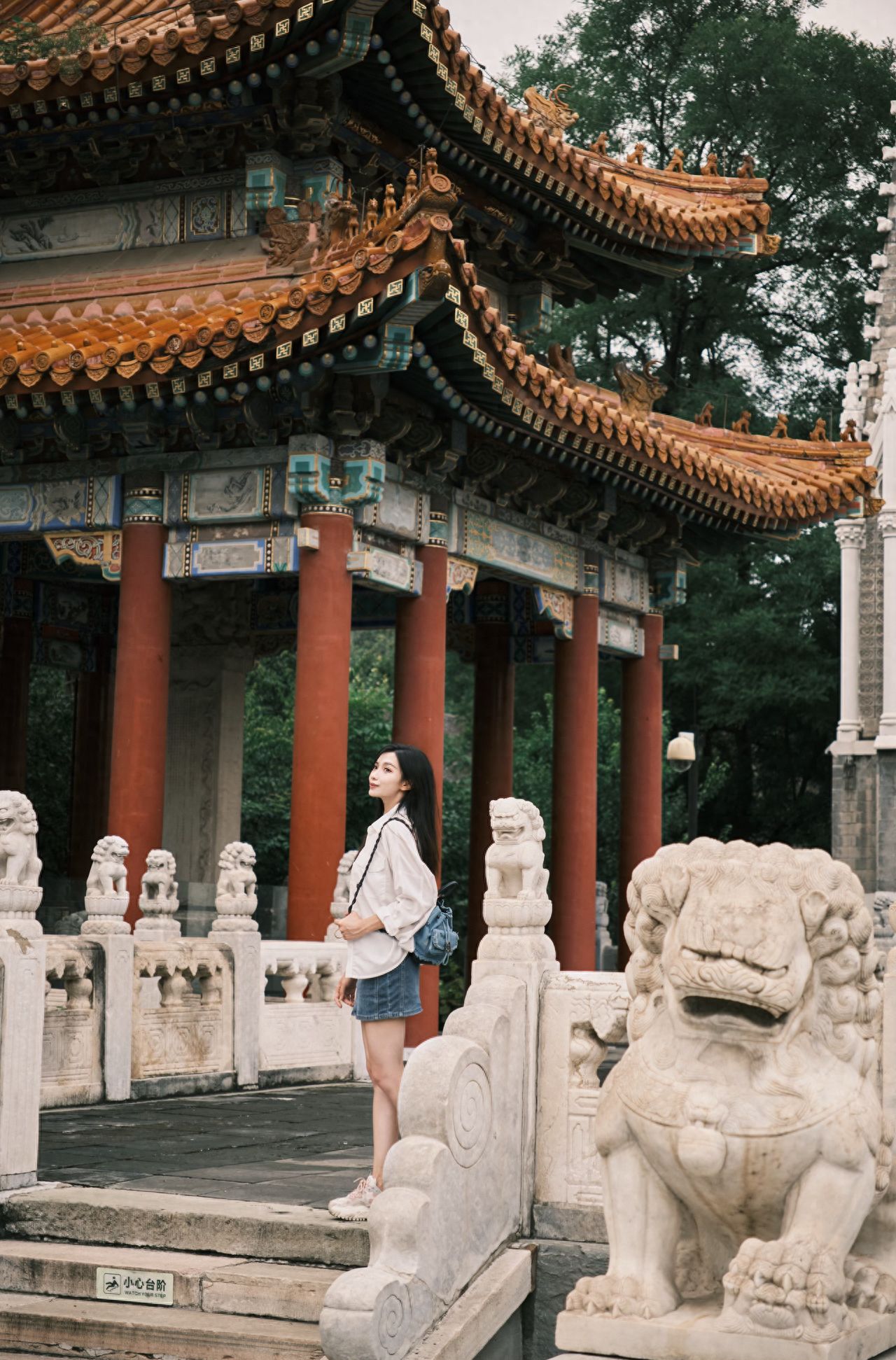 Photo by Xishiku Catholic Church - Pavilions and Stone Lions