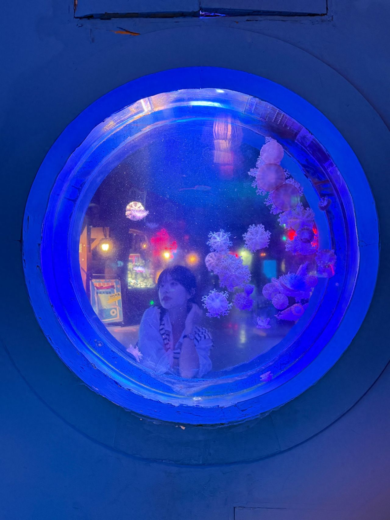 Photo by Pacific Ocean Underwater World Expo - Geodesic Jellyfish Tank