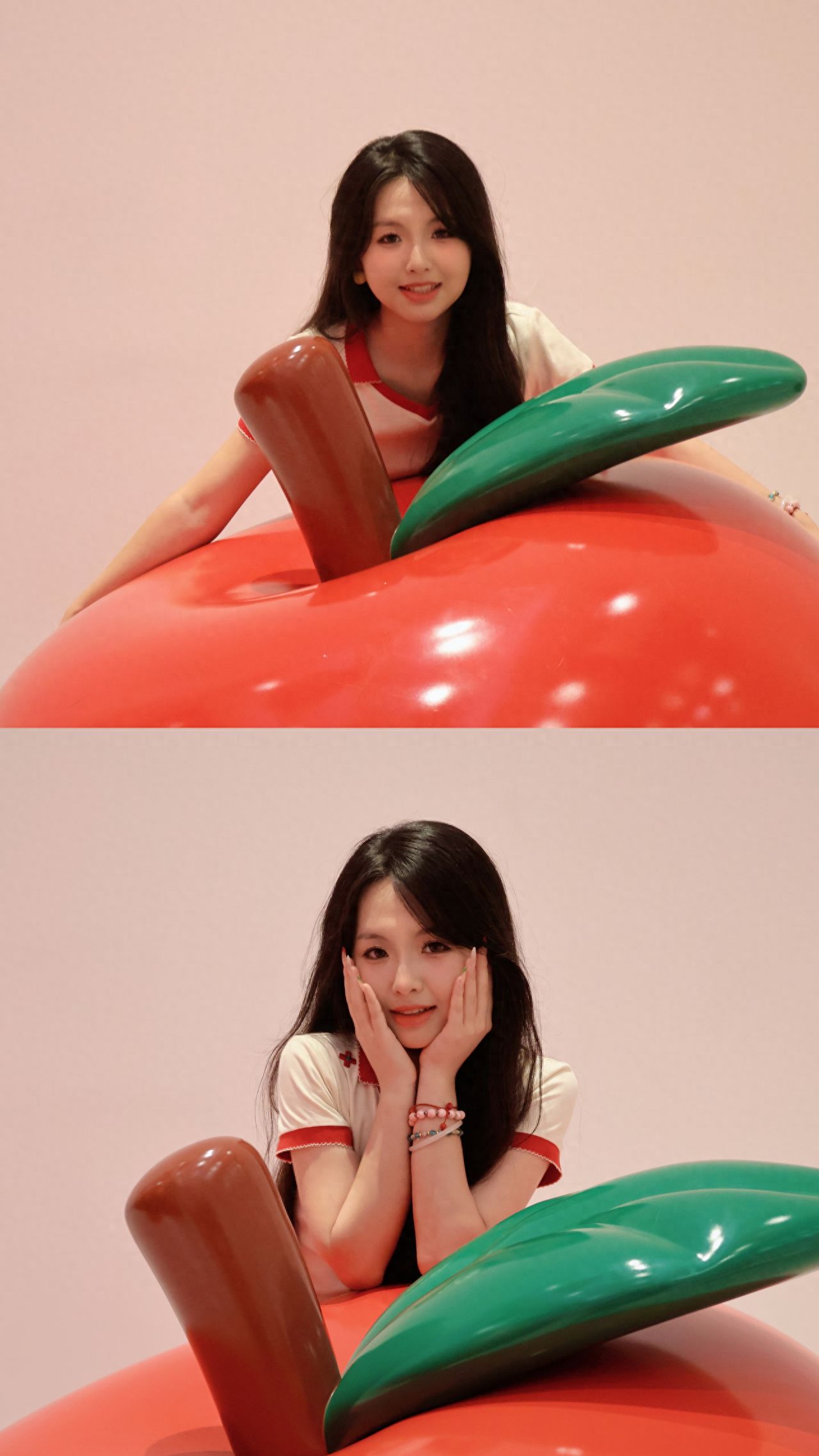 Photo by Beijing Times Art Museum - Take a photo with the Apple Sculpture
